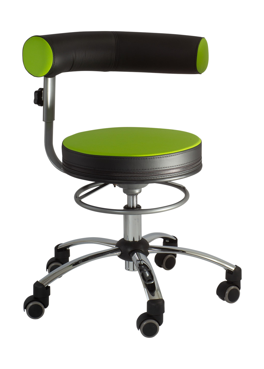 Sanus® Lehne höhenverstellbar Sitzhöhe 46 - 54 cm hellgrün/schwarz
