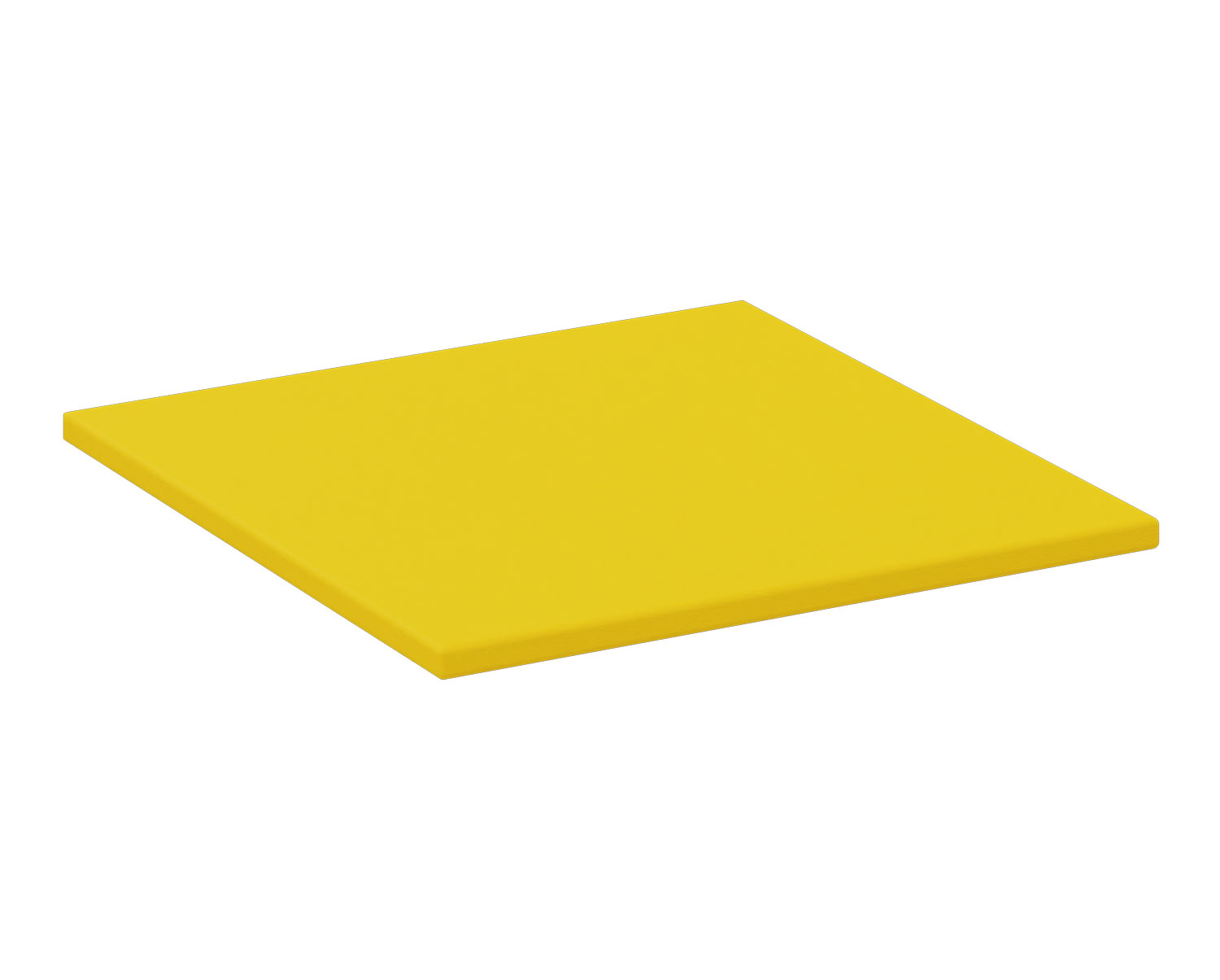 Boden- und Klappmatten Bodenmatte Quadrat gelb