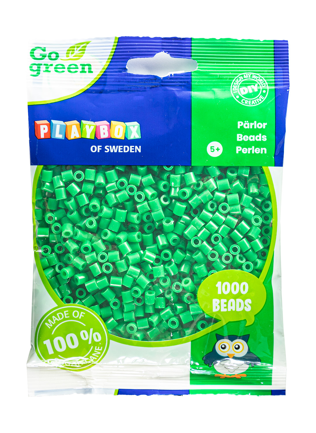 Bügelperlen Go green grün
