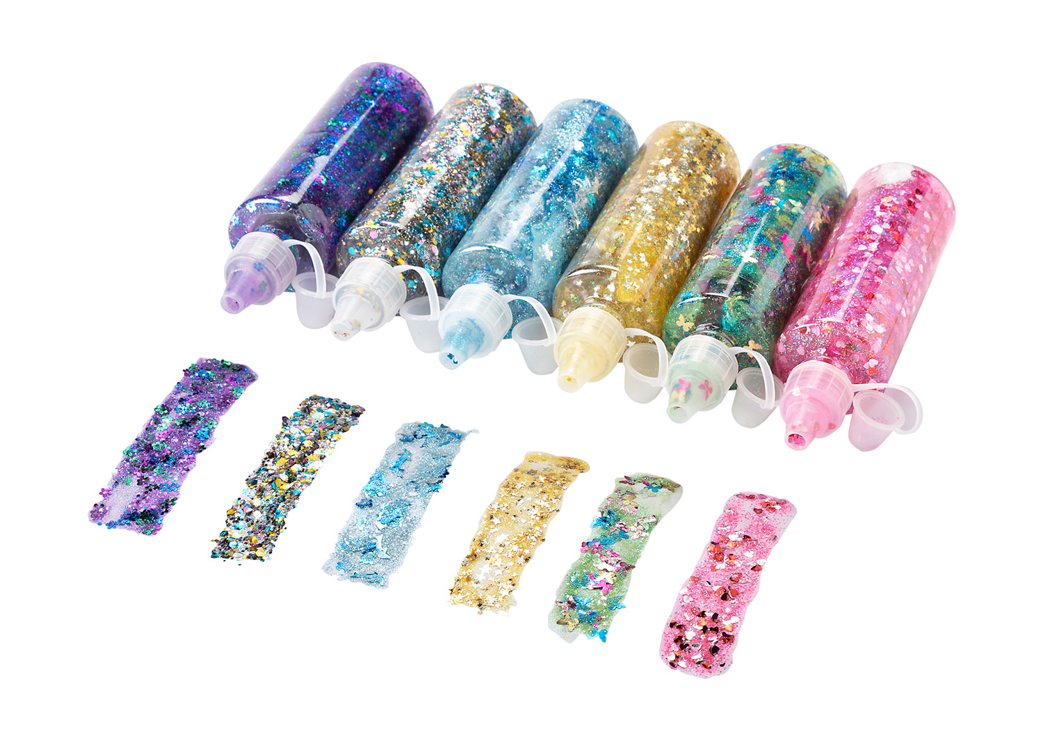 Glitzerkleber mit Konfetti