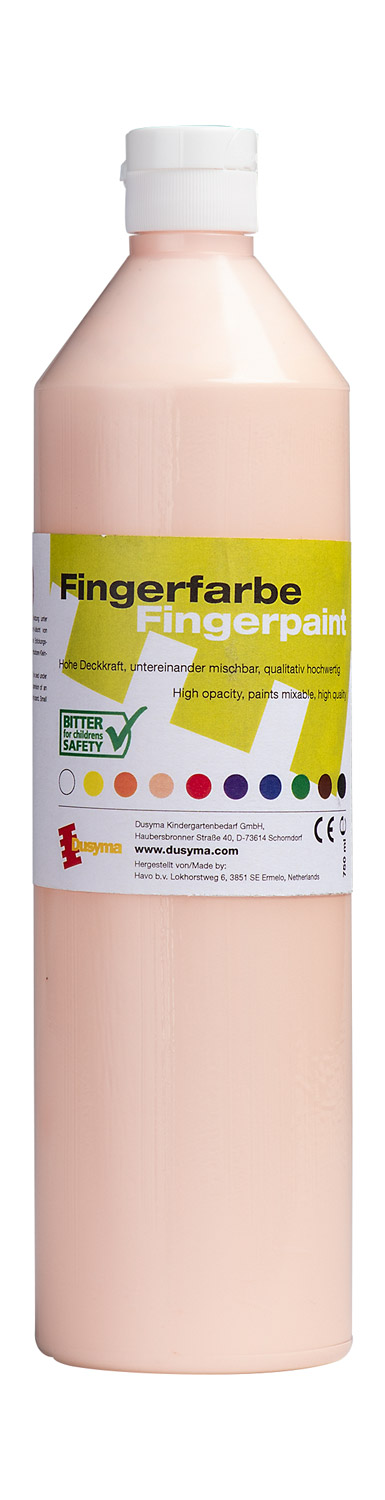 Fingerfarbe hellbeige