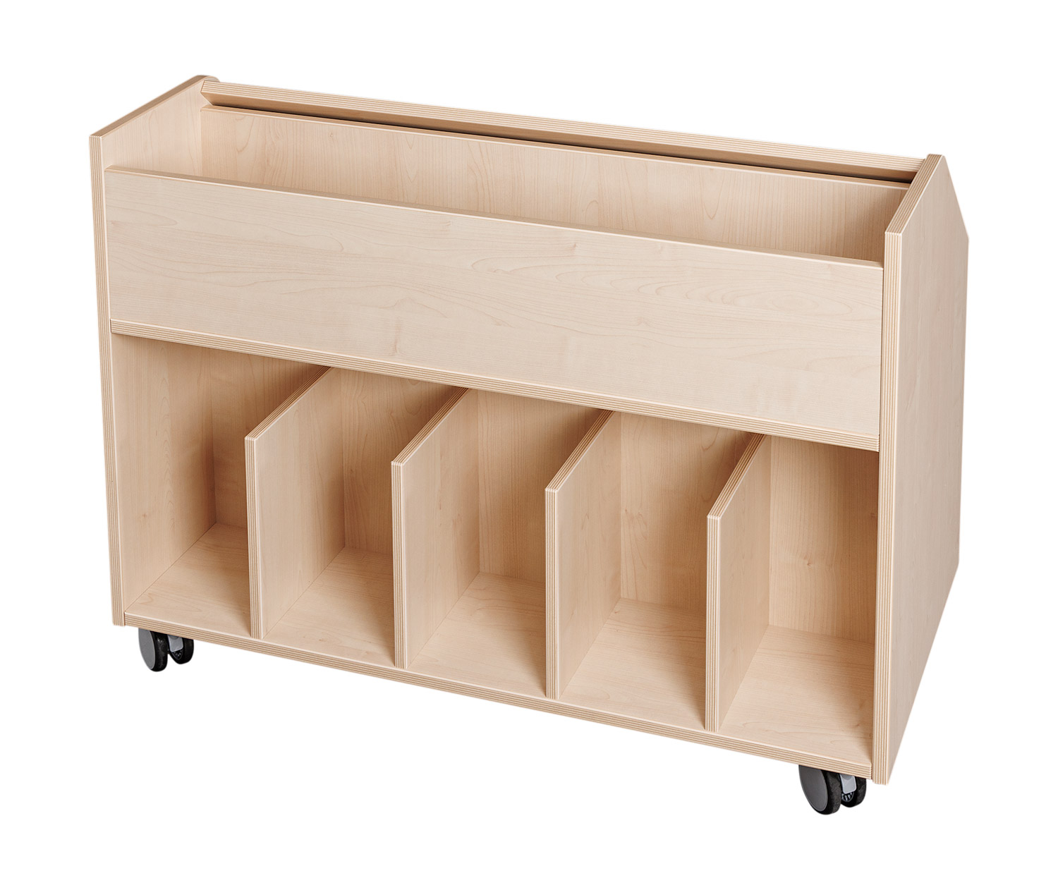 Fahrbare Bibliothek, Breite 100 cm