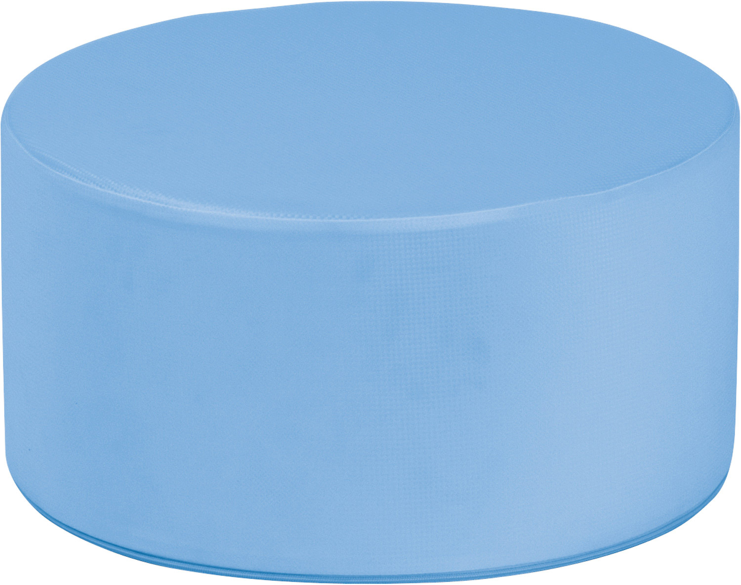 Hocker rund hellblau