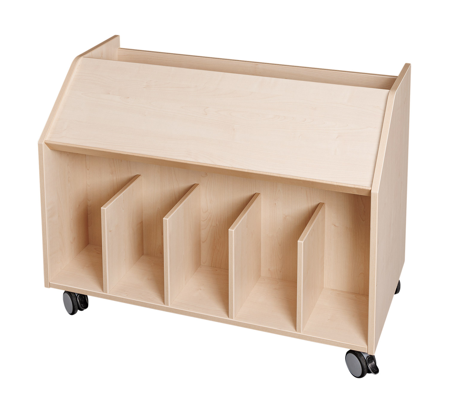 Fahrbare Bibliothek, Breite 100 cm