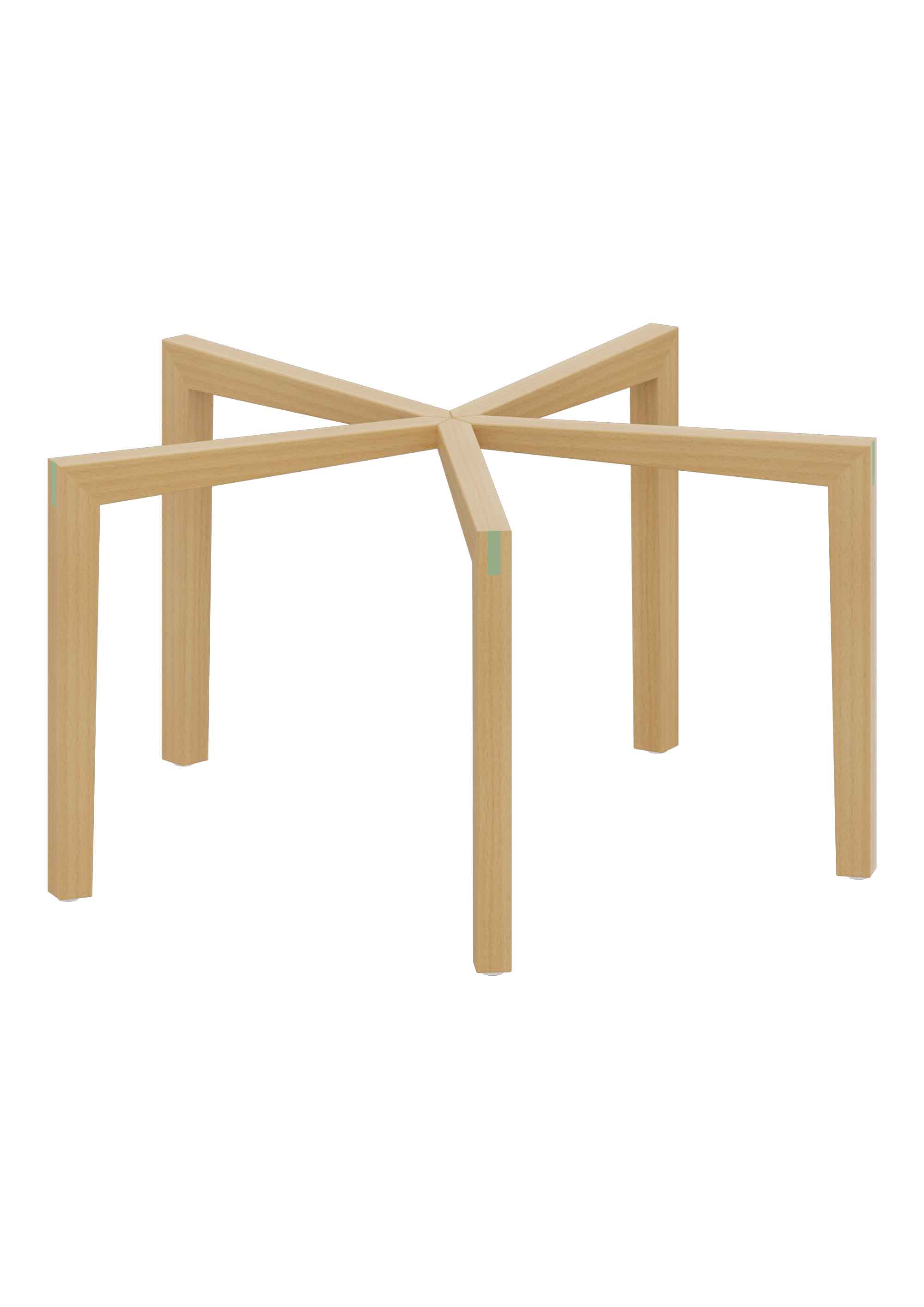 Doki-Tischbeine für Tischplatte ø 100 cm Kindergarten
