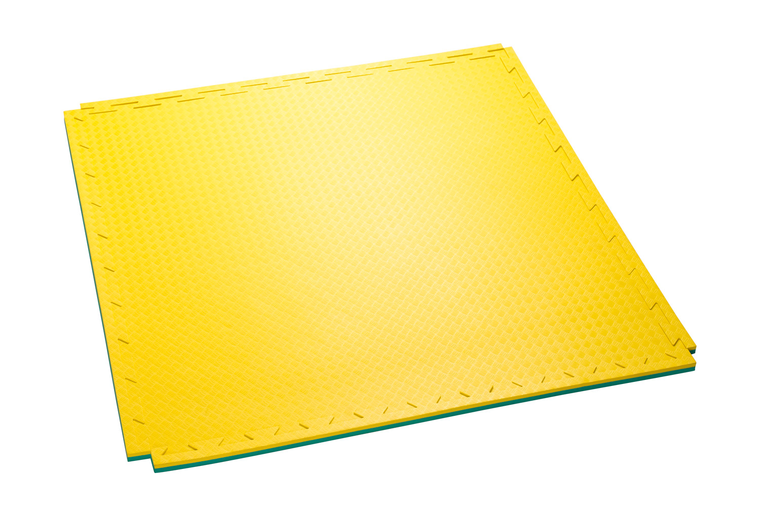 Puzzlematte Fallschutz gelb/grün