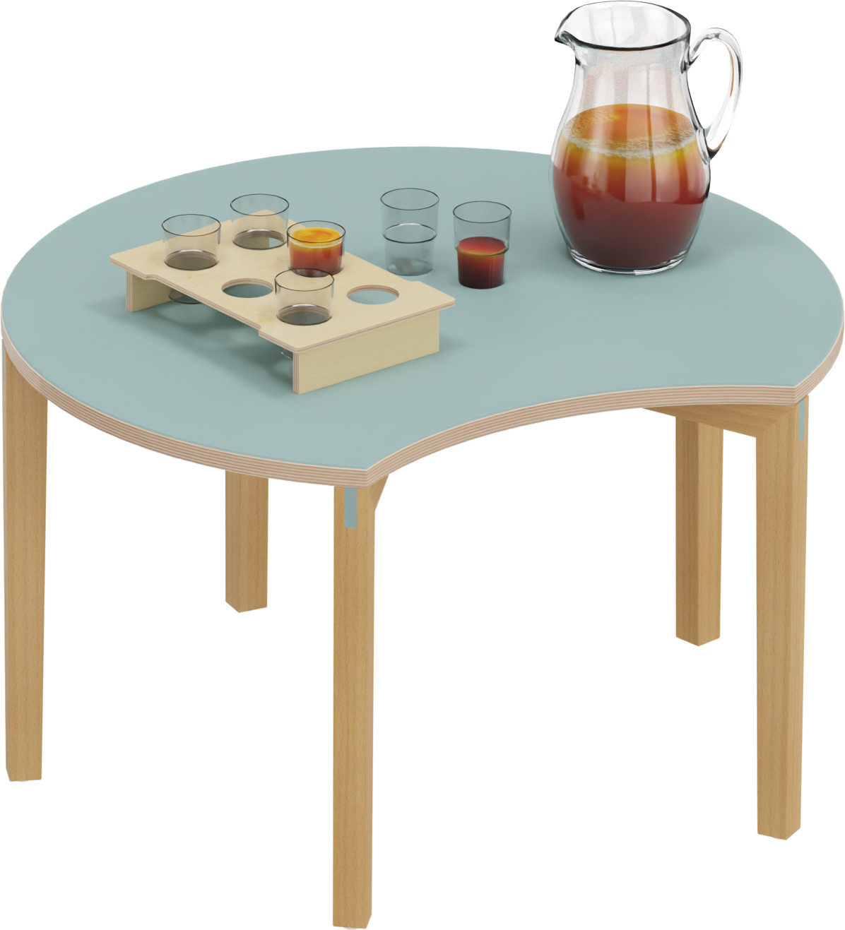 Gläsertablett A3 für 15 Gläser