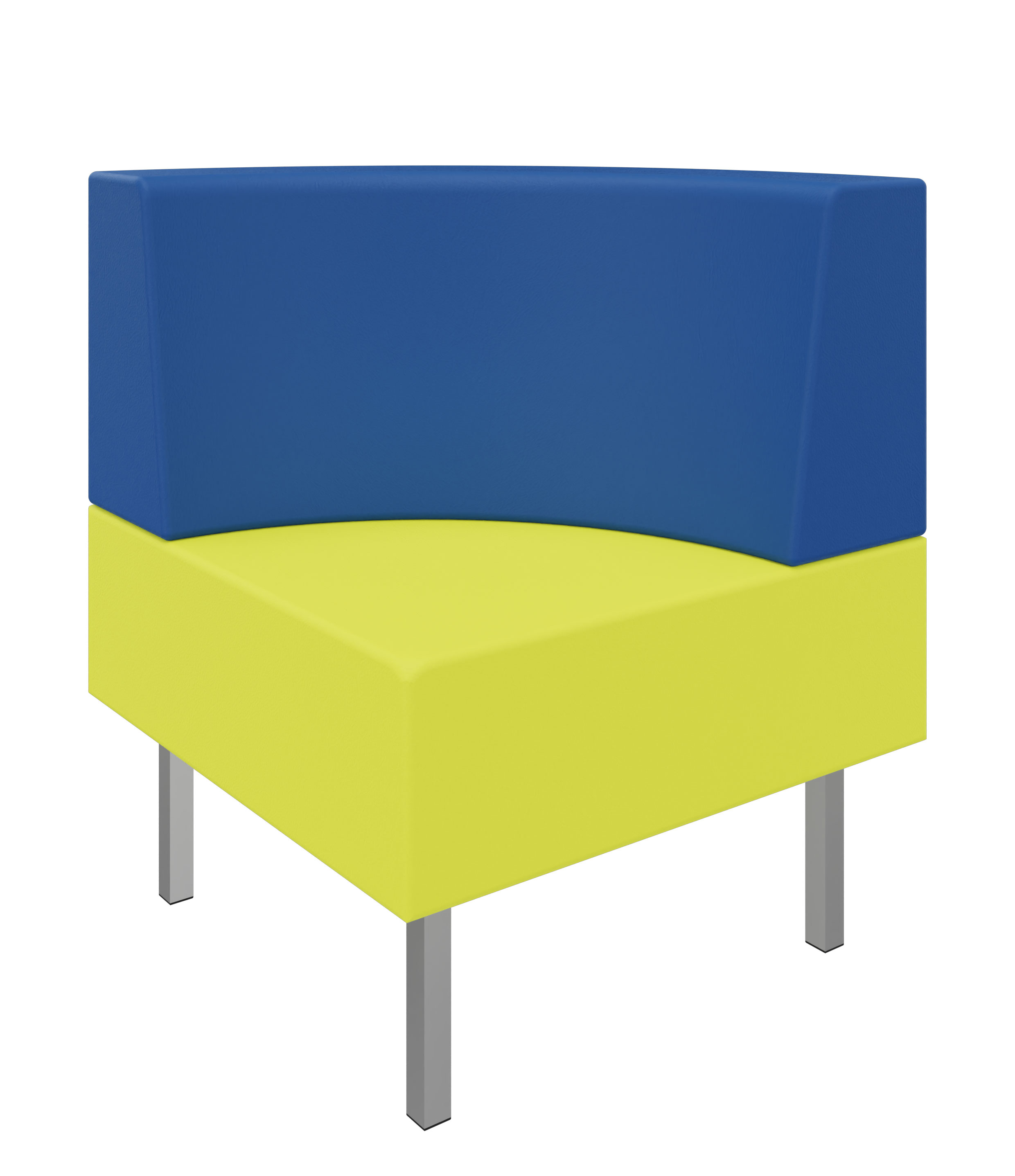 Litti Viertelkreis Inneneck SOFTSKIN hellgrün / royalblau Litti Viertelkreis Inneneck SOFTSKIN hellgrün / royalblau