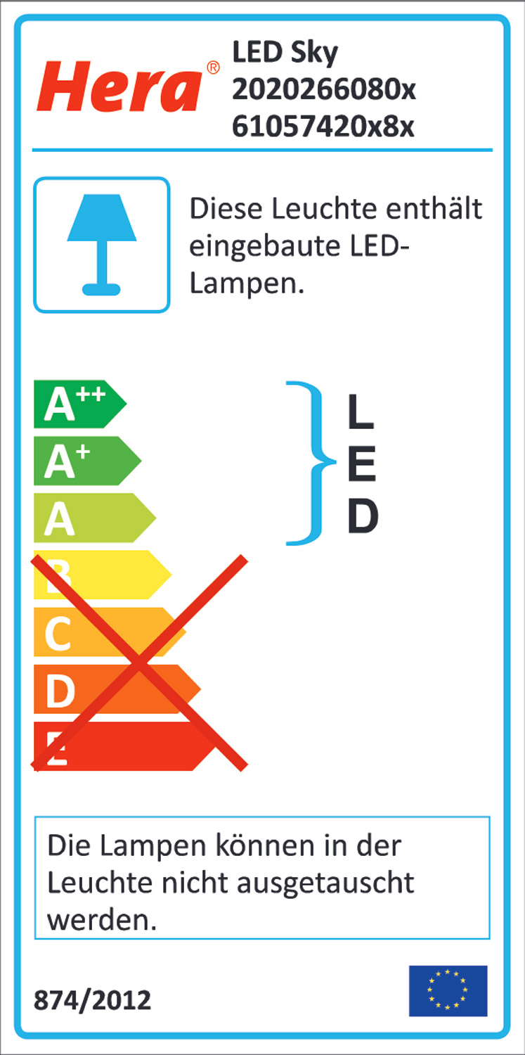 LED Unterbeleuchtung Einer-Set 