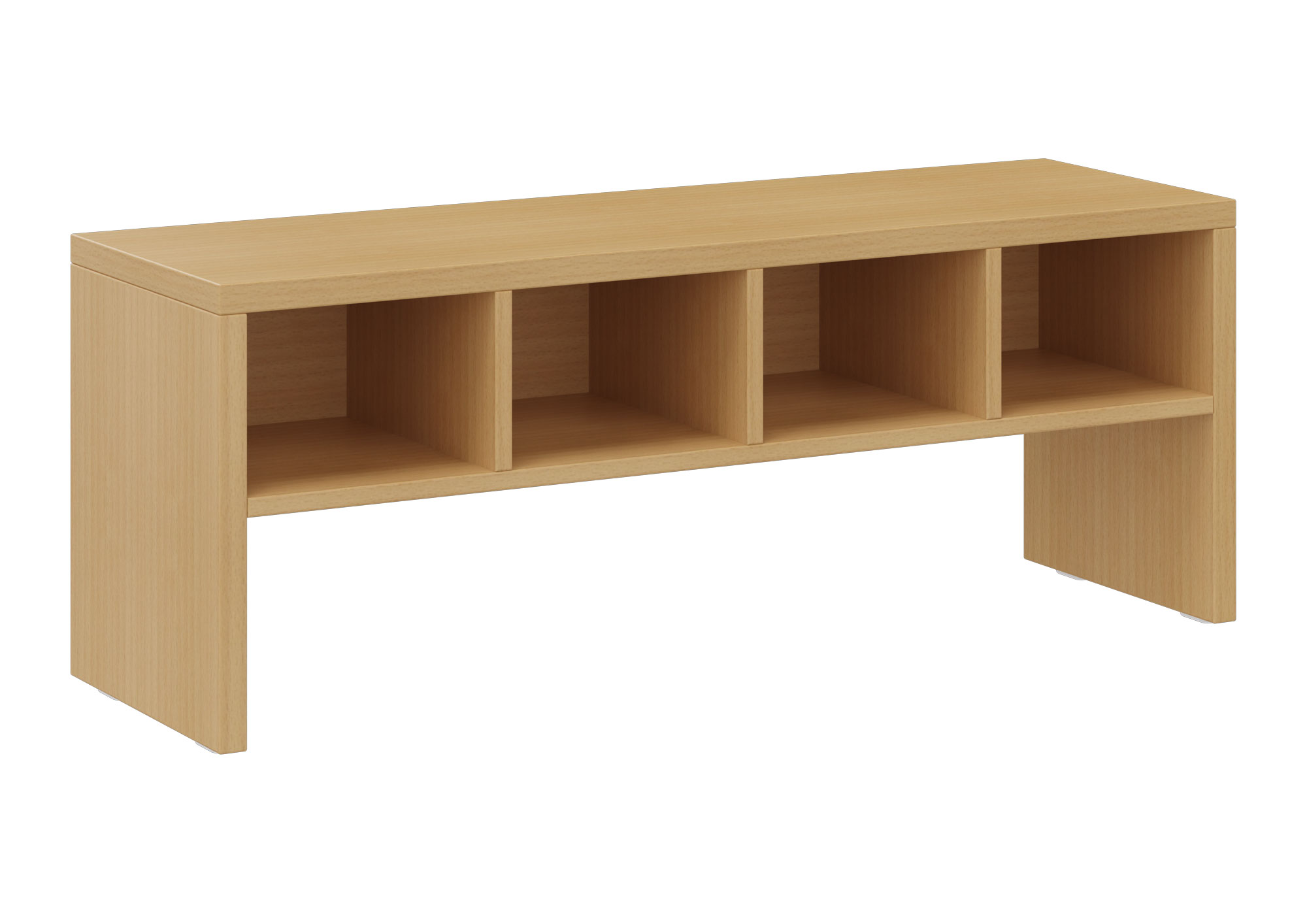 hej Garderobenbank T mit Fächern Höhe 38 cm, Breite 100 cm, Buche Dekor