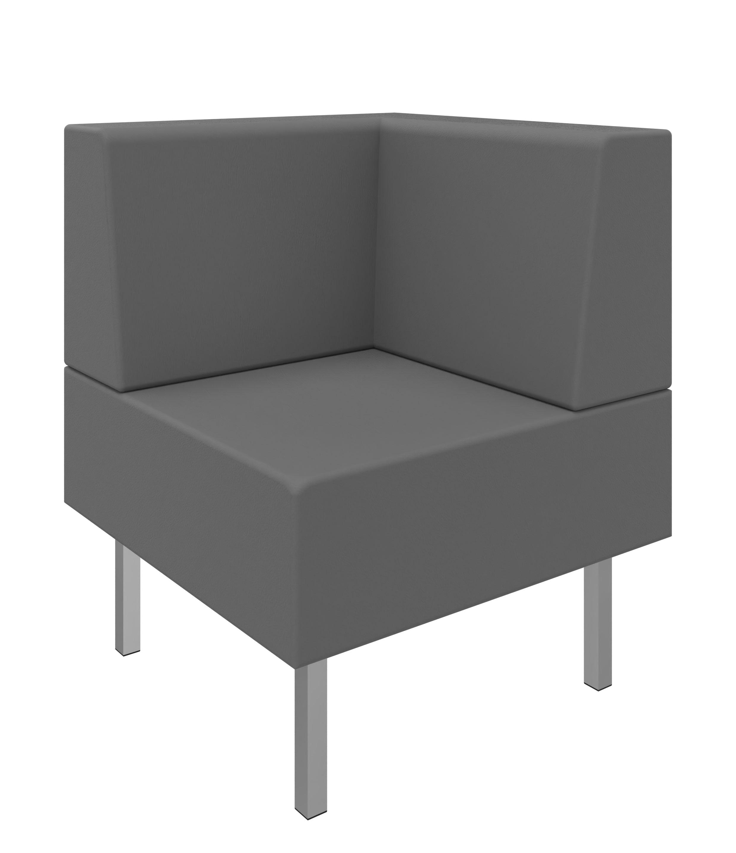 Litti Eckelement SOFTSKIN grau / grau