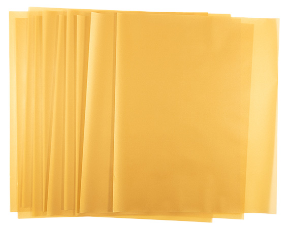 Transparentpapier gold