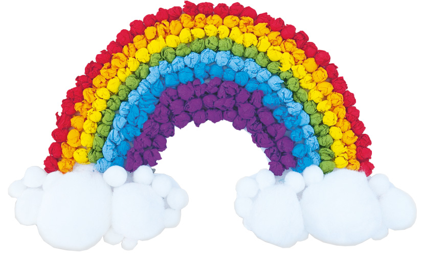 Blanko Motive Regenbogen