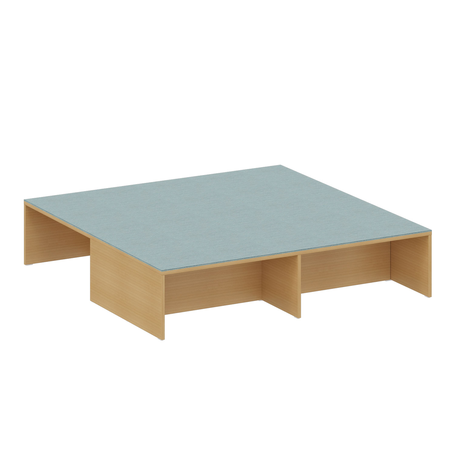 XXL Podest eisblau