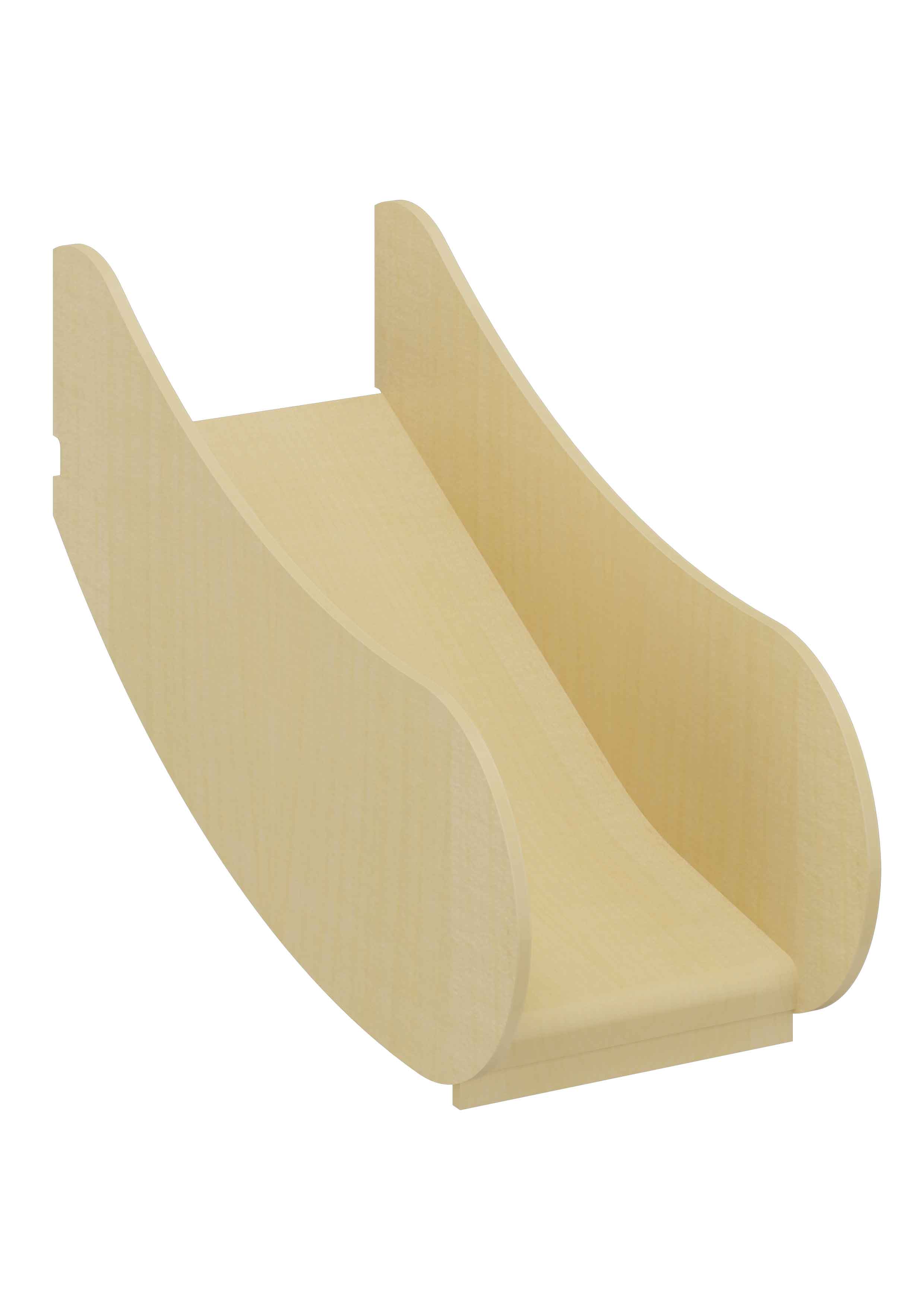 Tobini® Rutsche mit hohen Seiten natur Tobini® Rutsche mit hohen Seiten natur