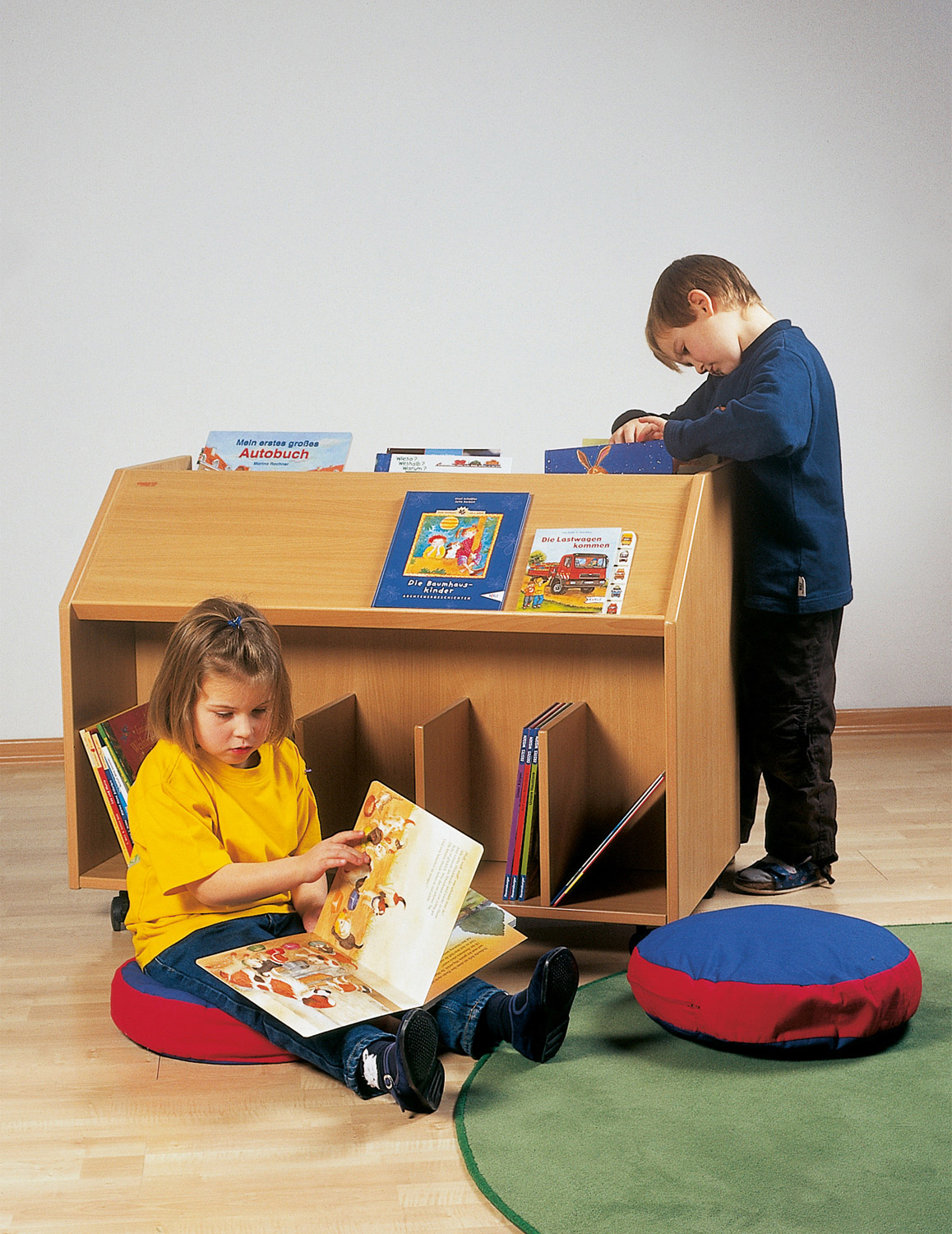 Fahrbare Bibliothek, Breite 100 cm