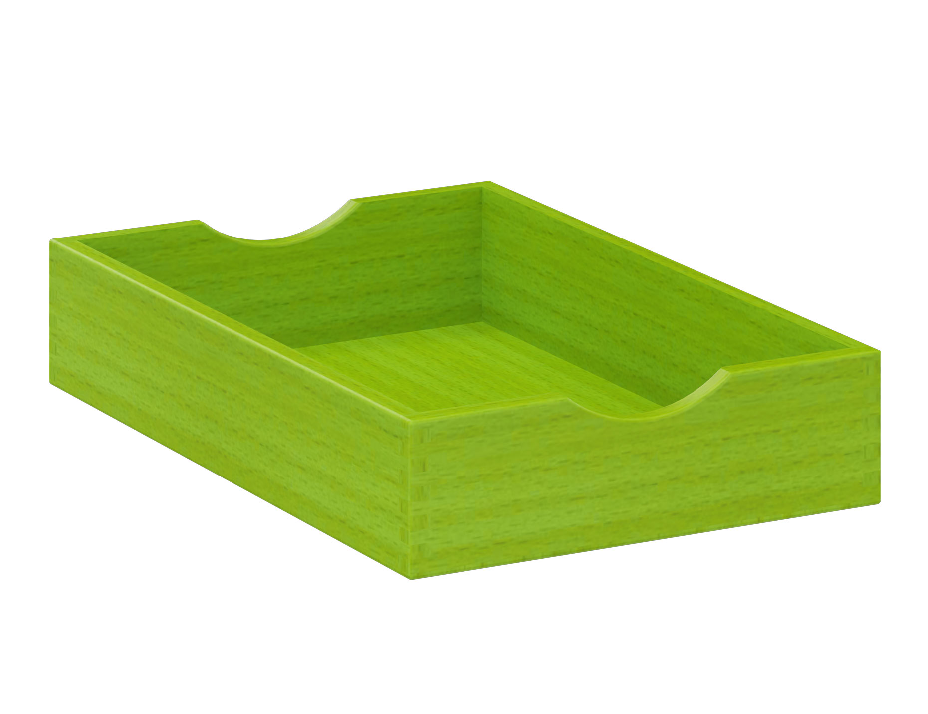 Materialkästen flach, Höhe 7 cm hellgrün Materialkästen flach, Höhe 7 cm hellgrün