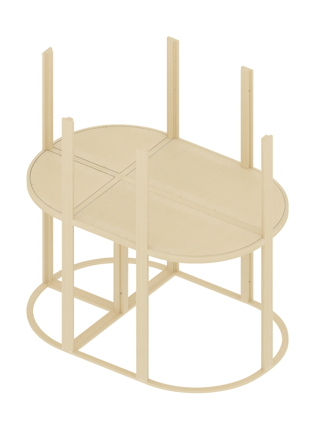 Gerüst "Nest" hoch Gerüst "Nest" hoch