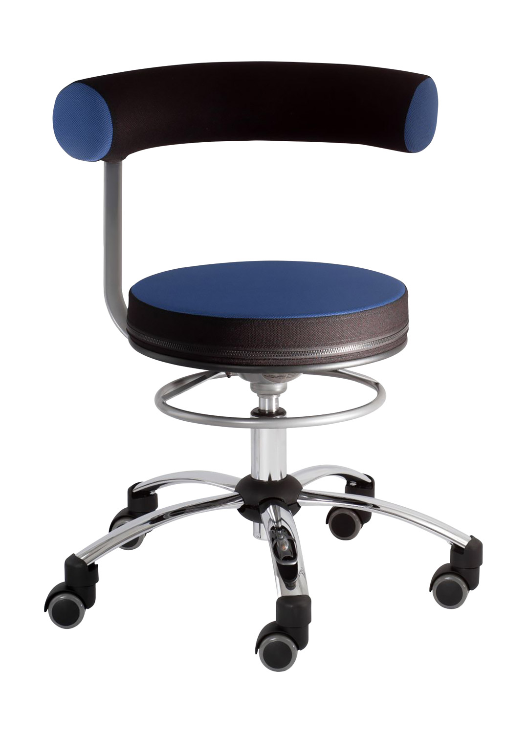Sanus® Lehne fest Sitzhöhe 46 - 54 cm blau/schwarz