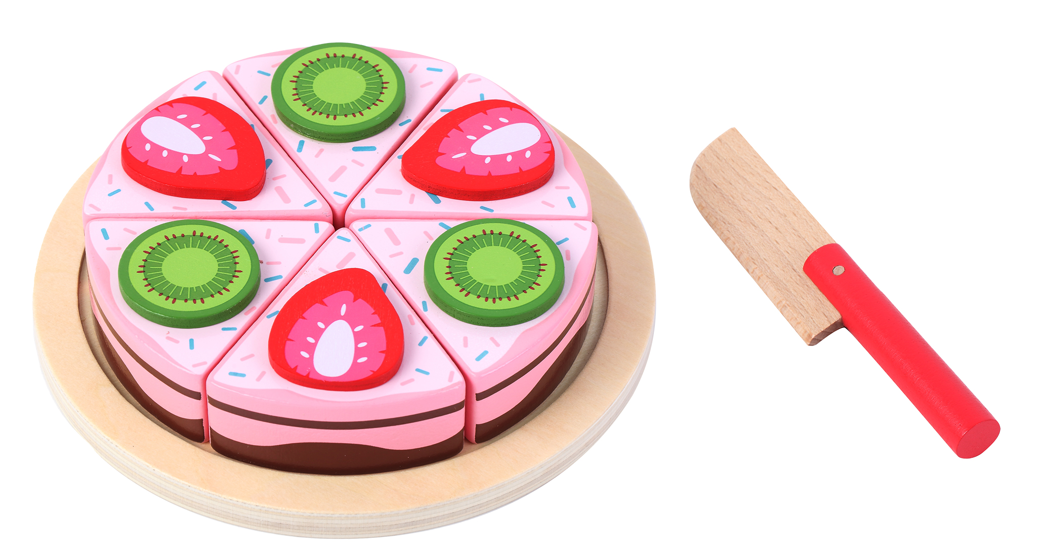 Erdbeertorte zum Schneiden