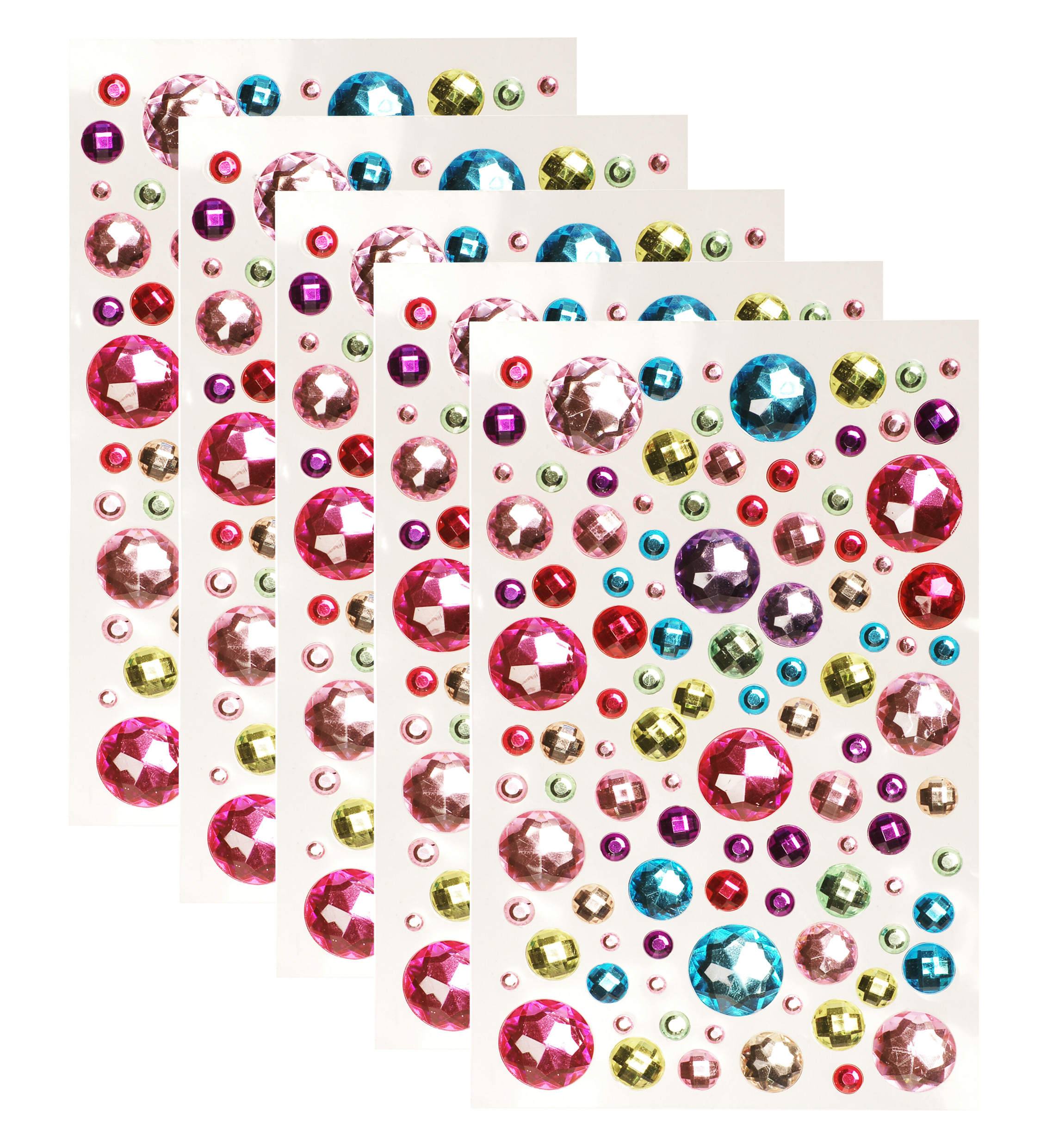 Glitzersteine zum Aufkleben 105-teilig