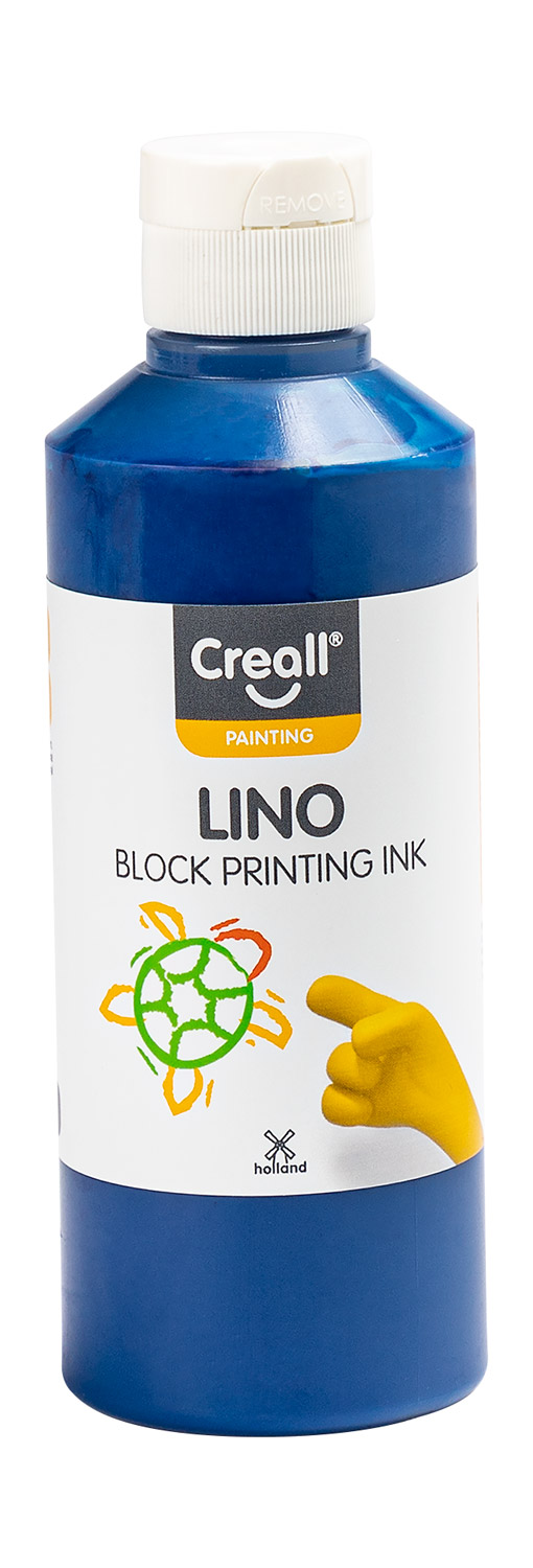 Linoldruckfarbe blau