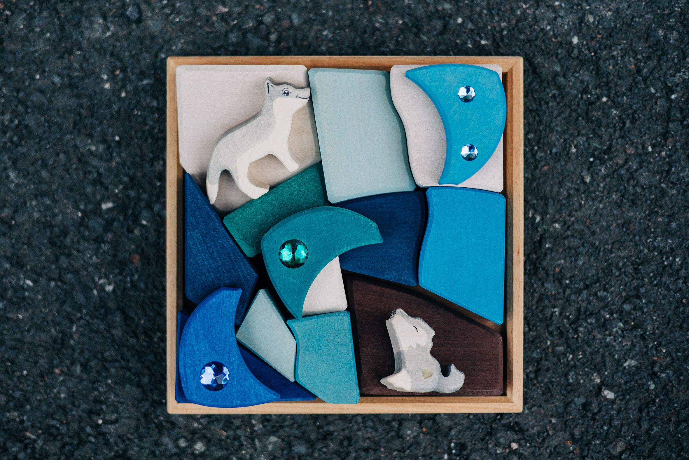 Lilu® Wolf Welpe sitzend 