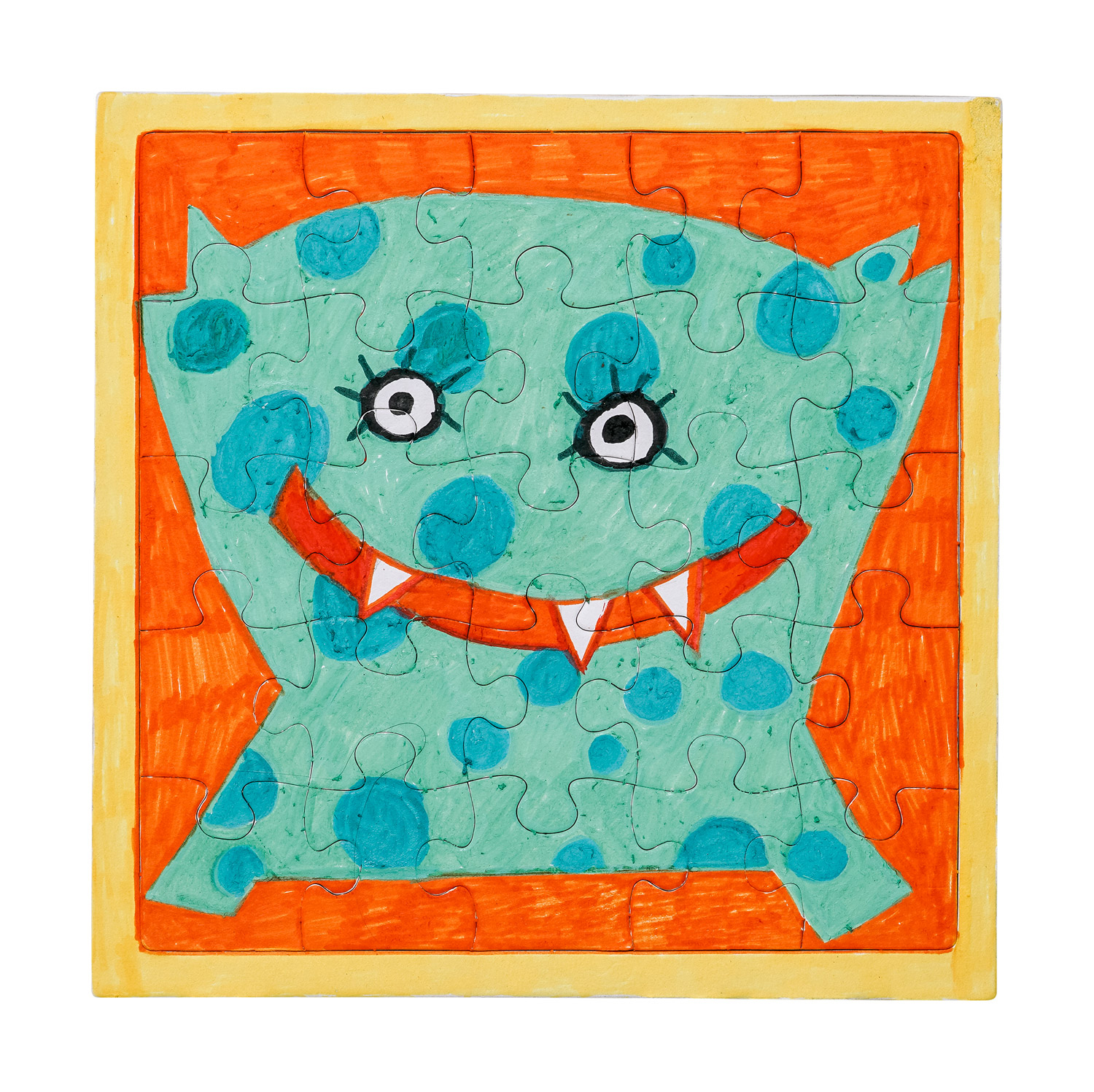 Puzzle mit Legerahmen