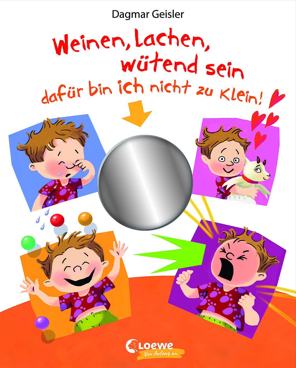 Weinen, Lachen, wütend sein