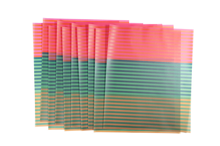Transparentpapier Streifen