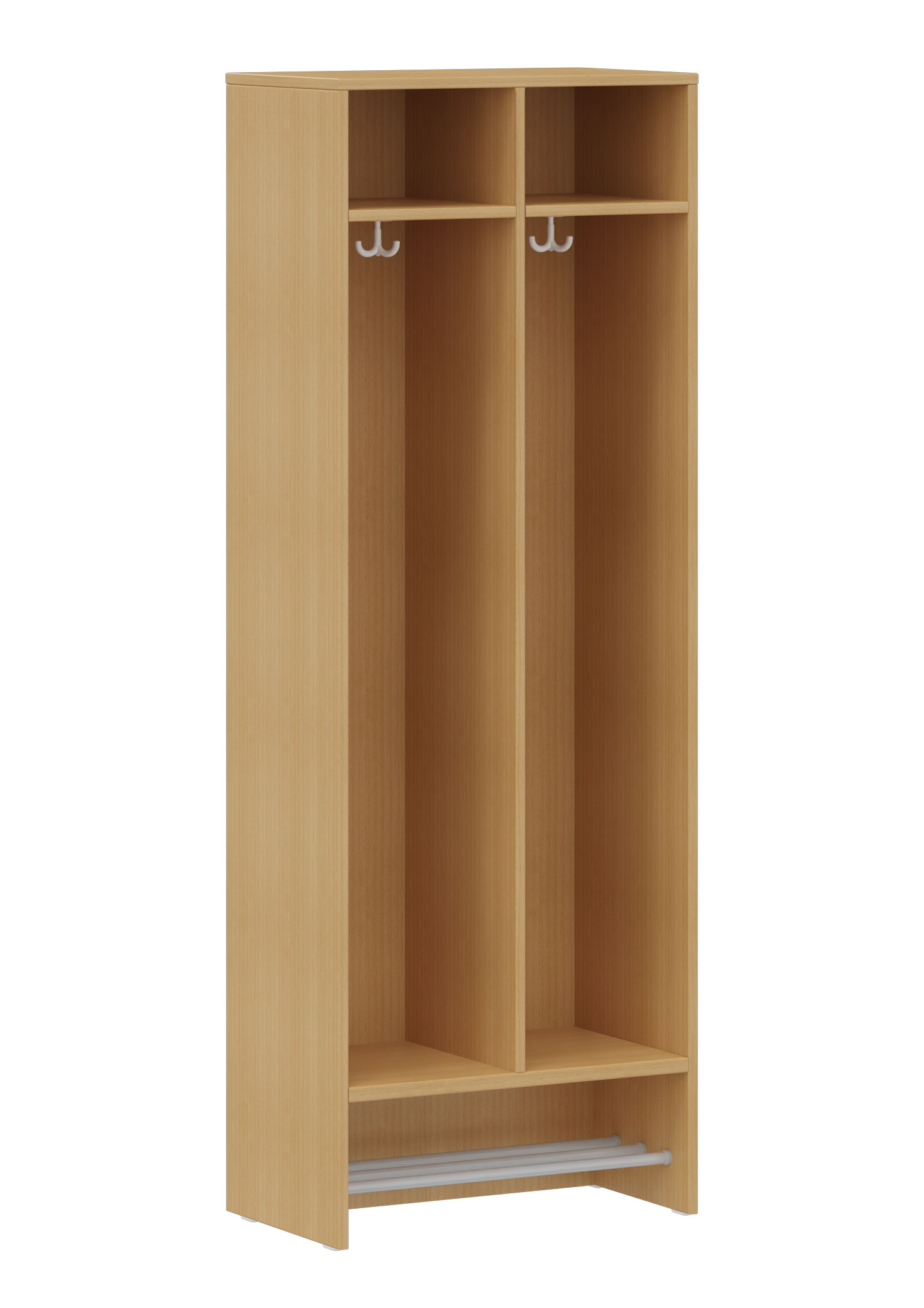 hej Schrankgarderobe D mit 30,8 cm Fachbreite Größe 5, 2 Schrankfächer hej Schrankgarderobe D mit 30,8 cm Fachbreite Größe 5, 2 Schrankfächer