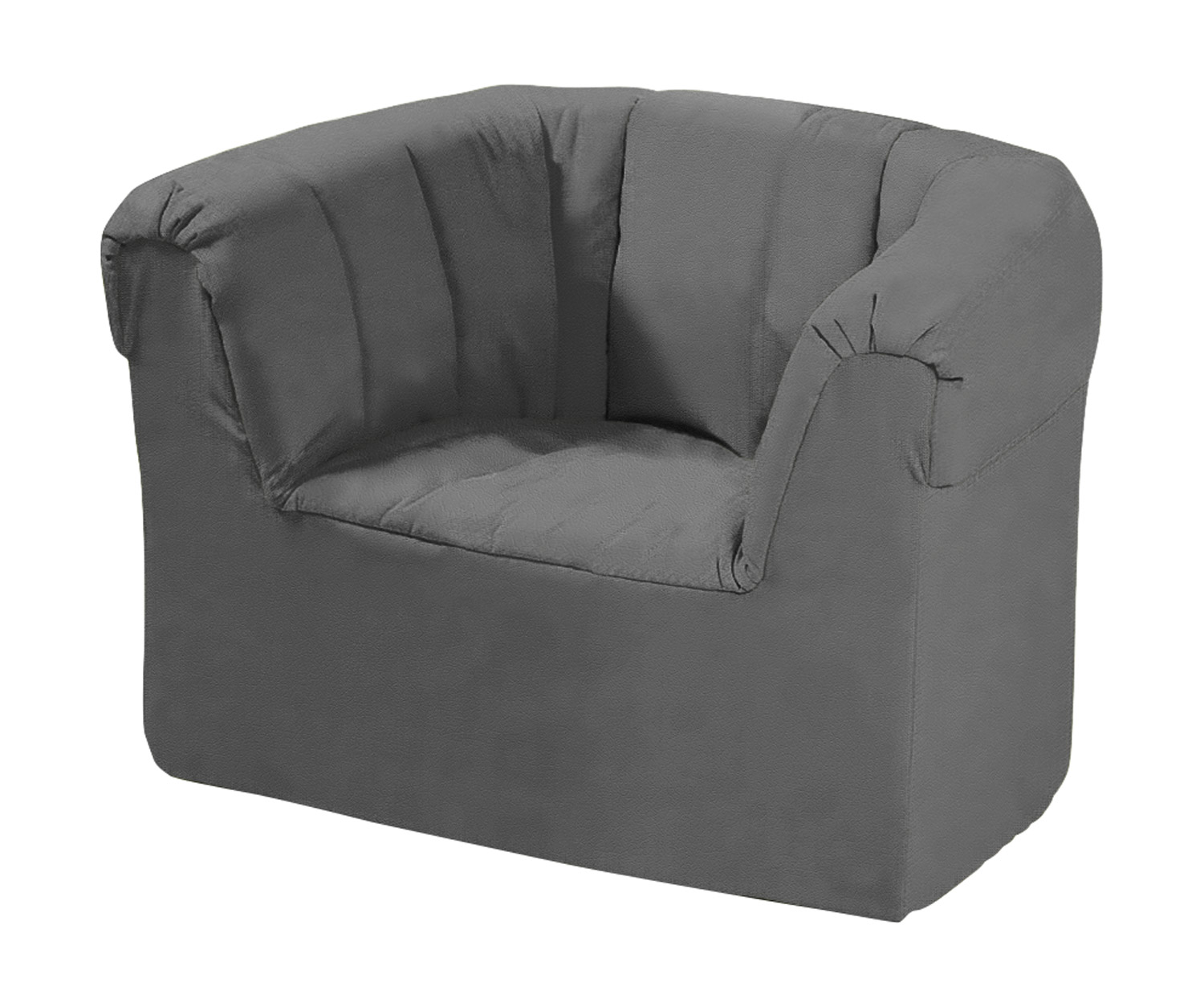 Sessel Softskin grau
