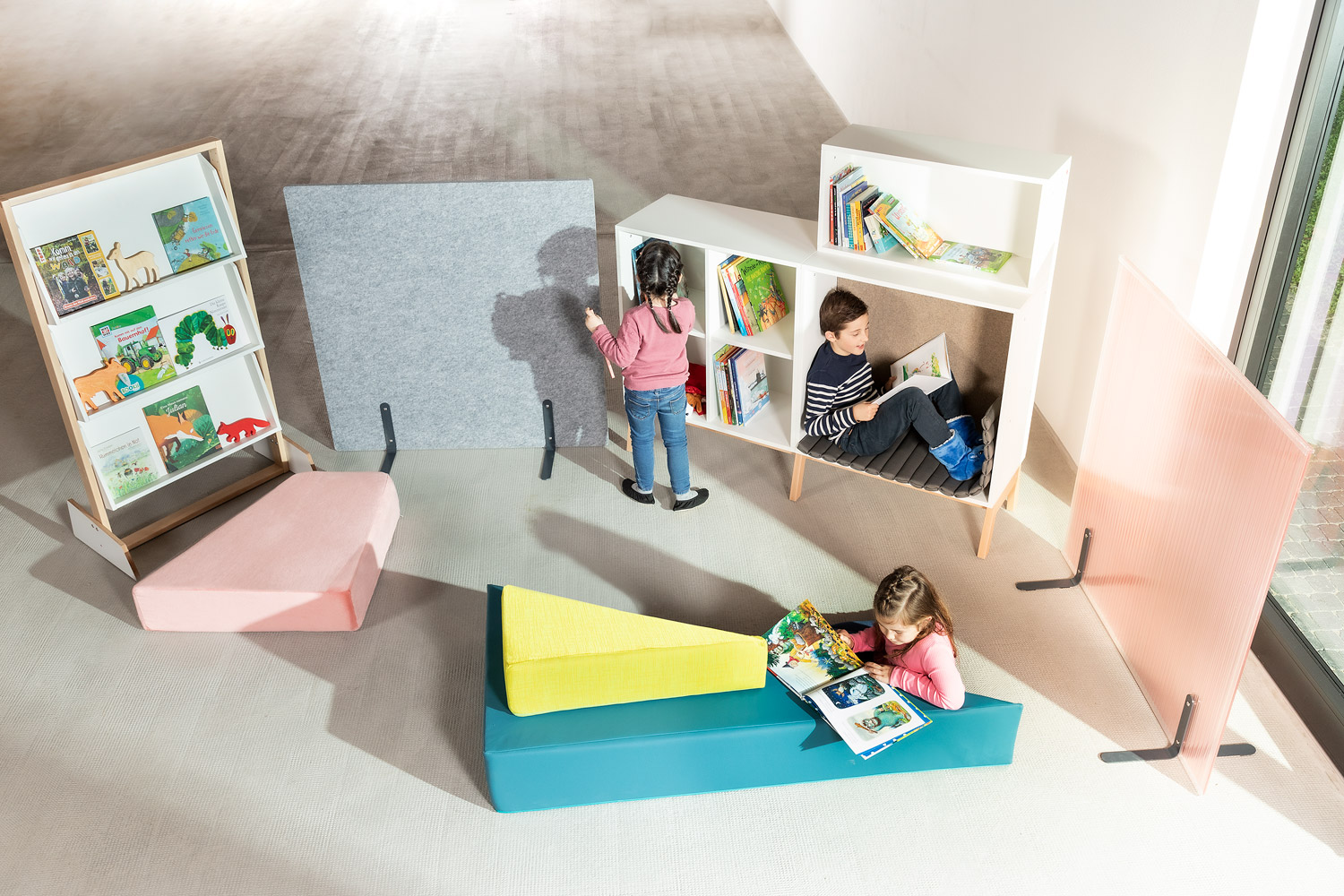 Bibliothek Kinder in der Bibliothek