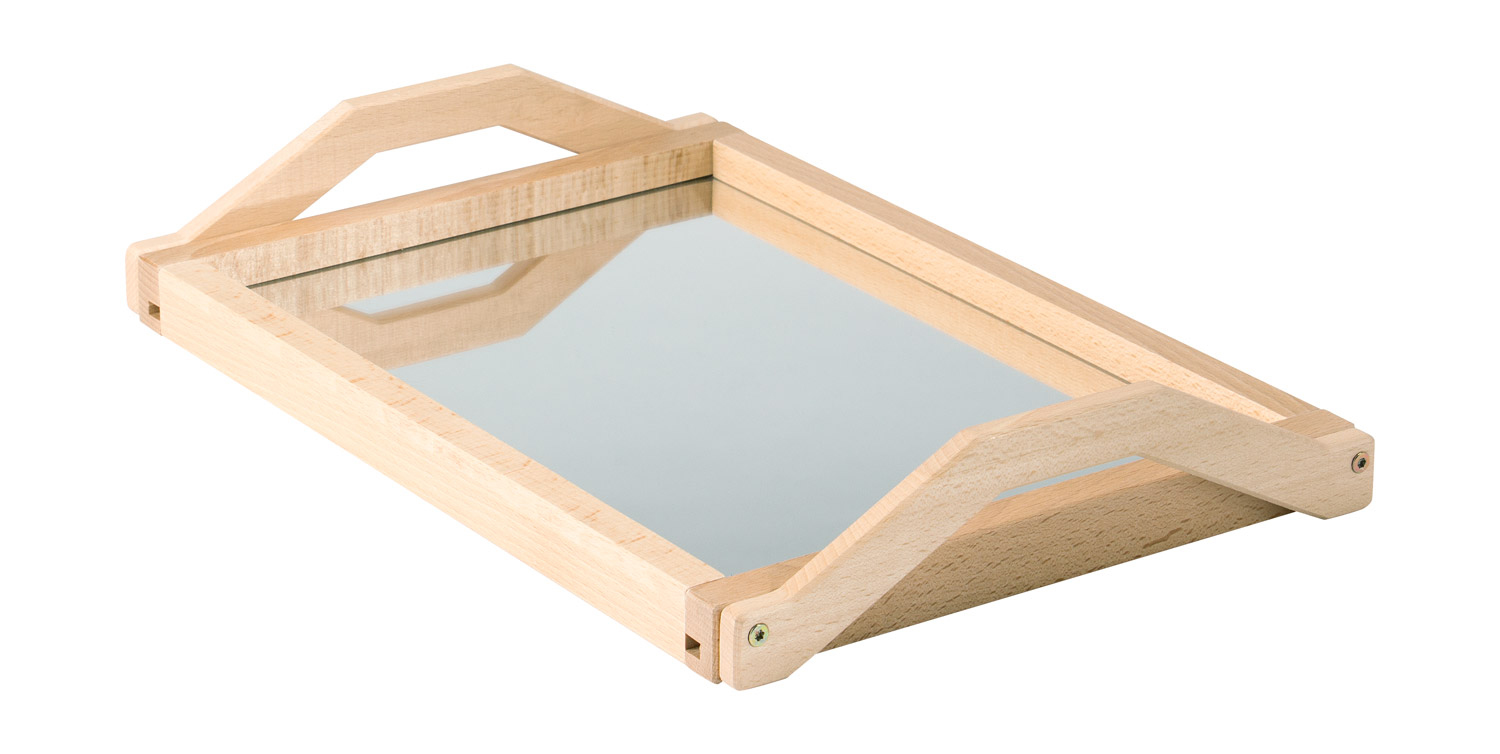 Tablett mit Spiegelboden Tablett mit Spiegelboden