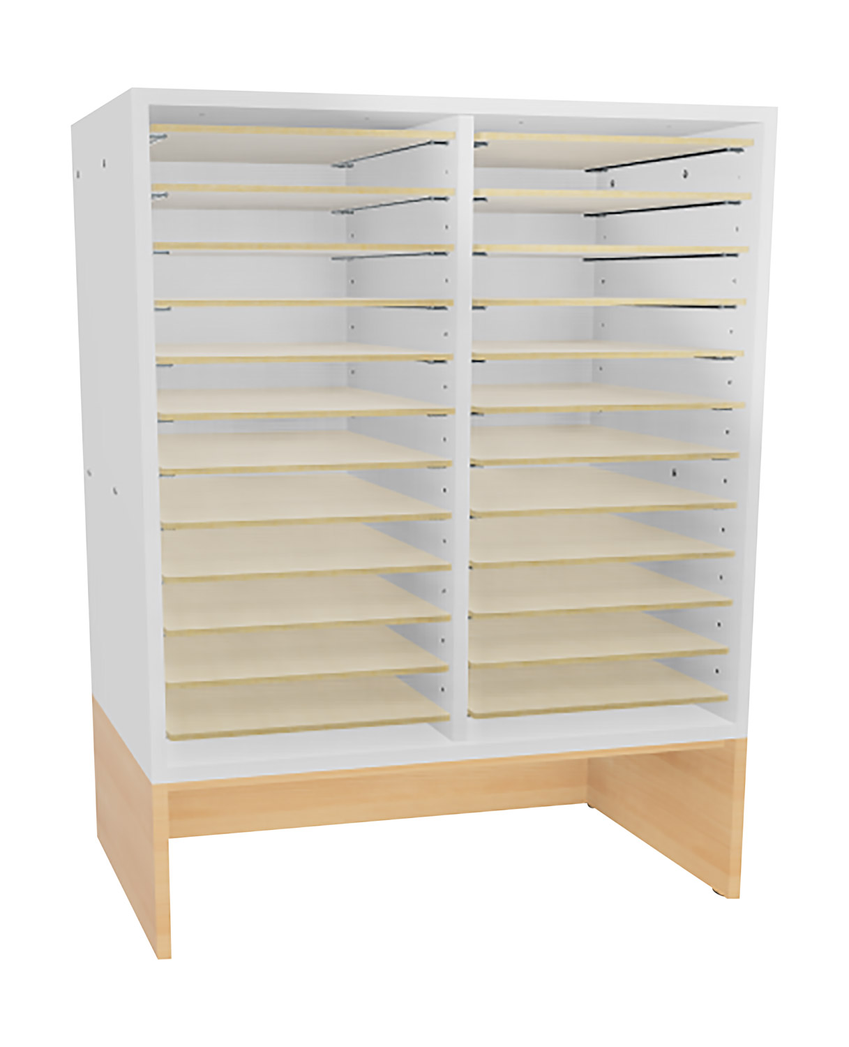 Container extratief, mit 24 Projektbrettern, Breite 80 cm Container extratief, mit 24 Projektbrettern, Breite 80 cm