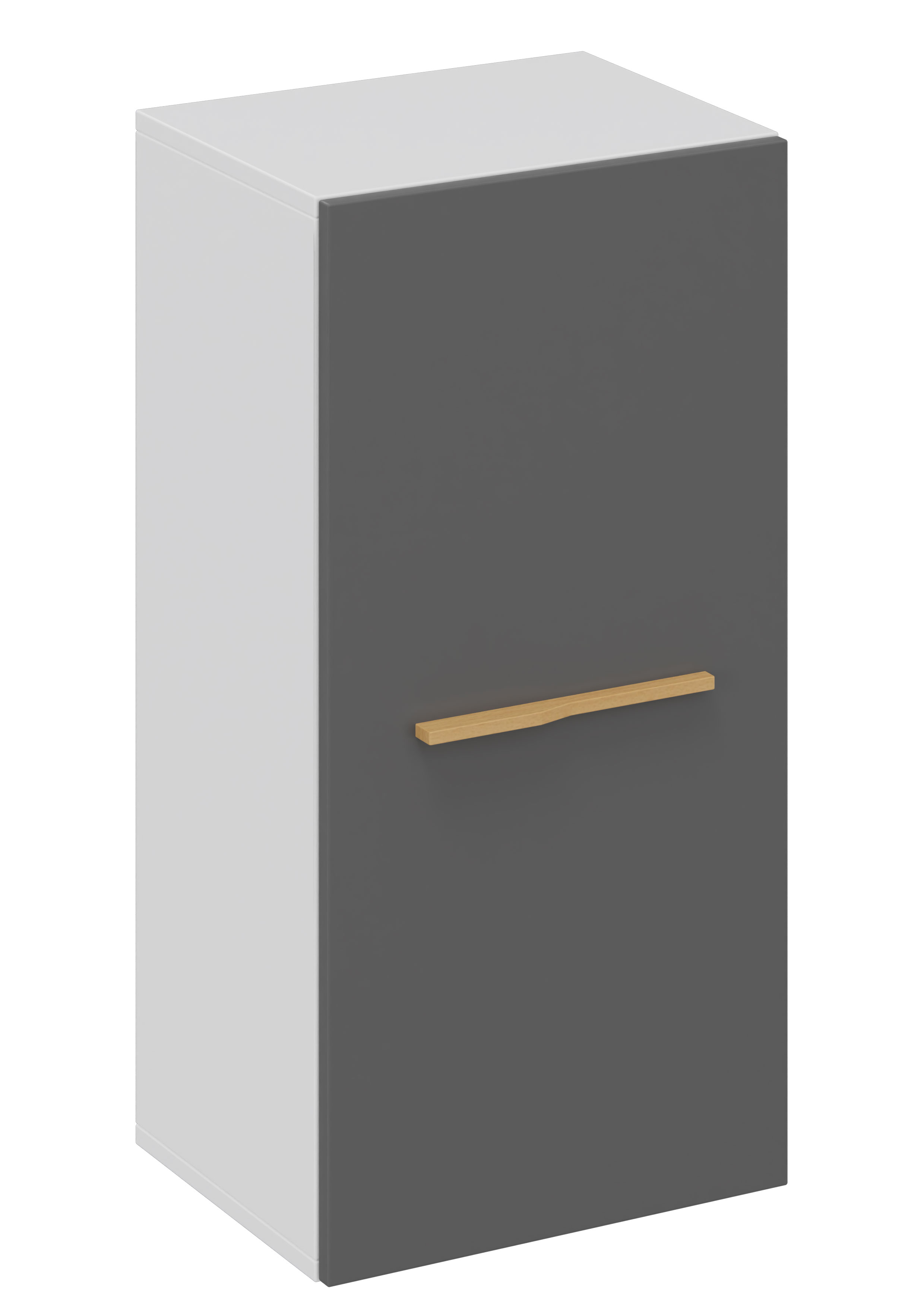 Hochschrank grau