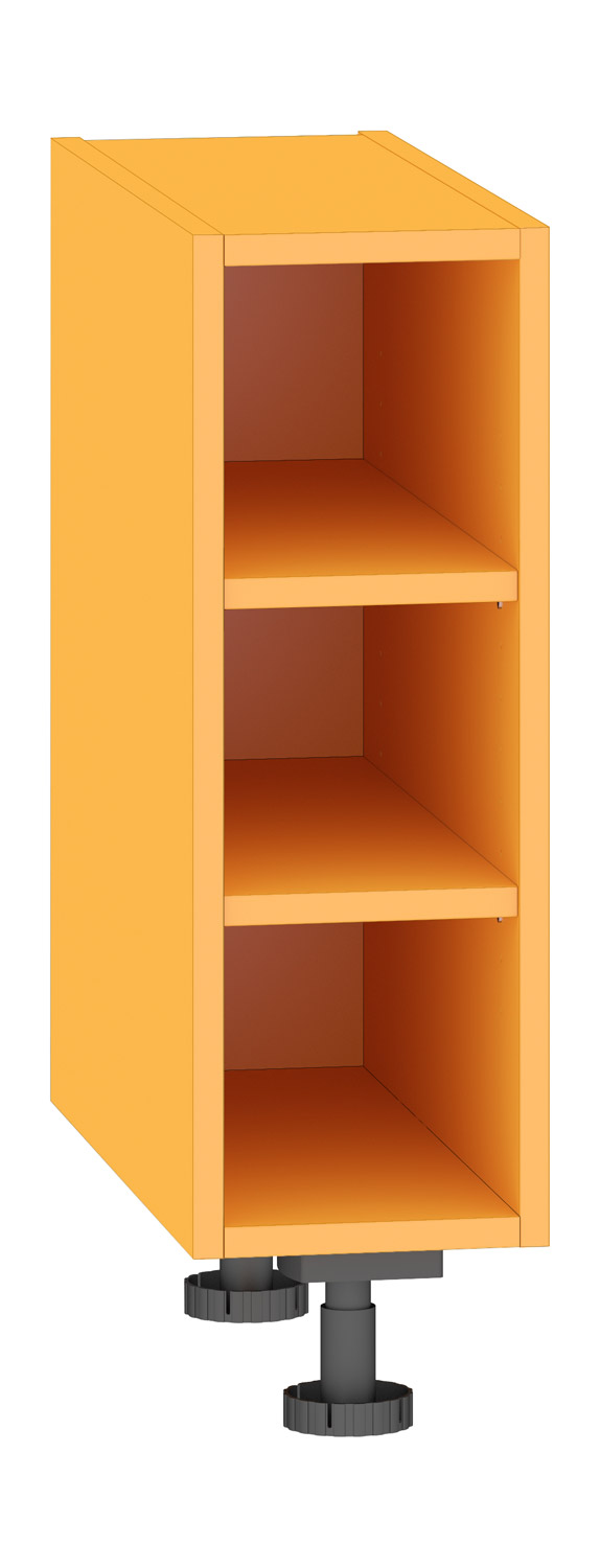 Regal 1, Breite 22 cm orange