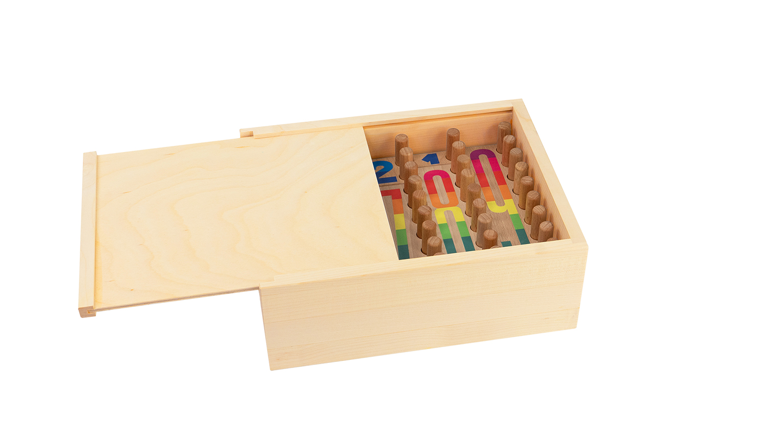 Bauklötze 1-9 mit Kristallen