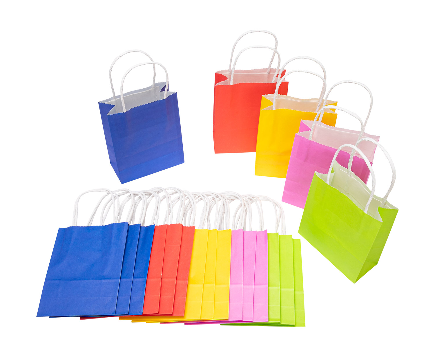 Papiertüten bunt
