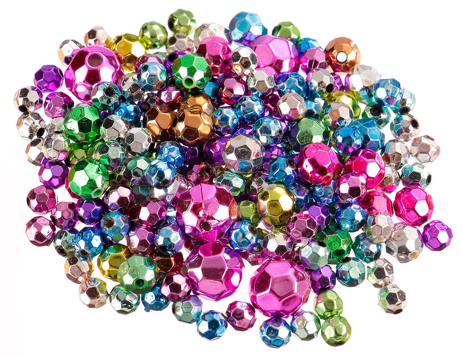 Diamantperlen, metallic