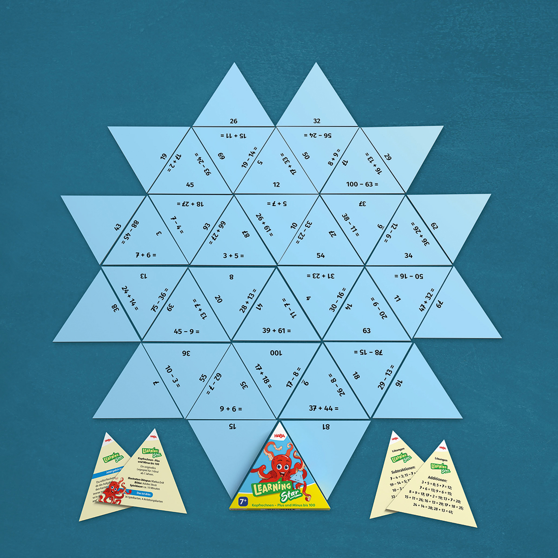 Learning Star Rechnen - Plus und Minus bis 100