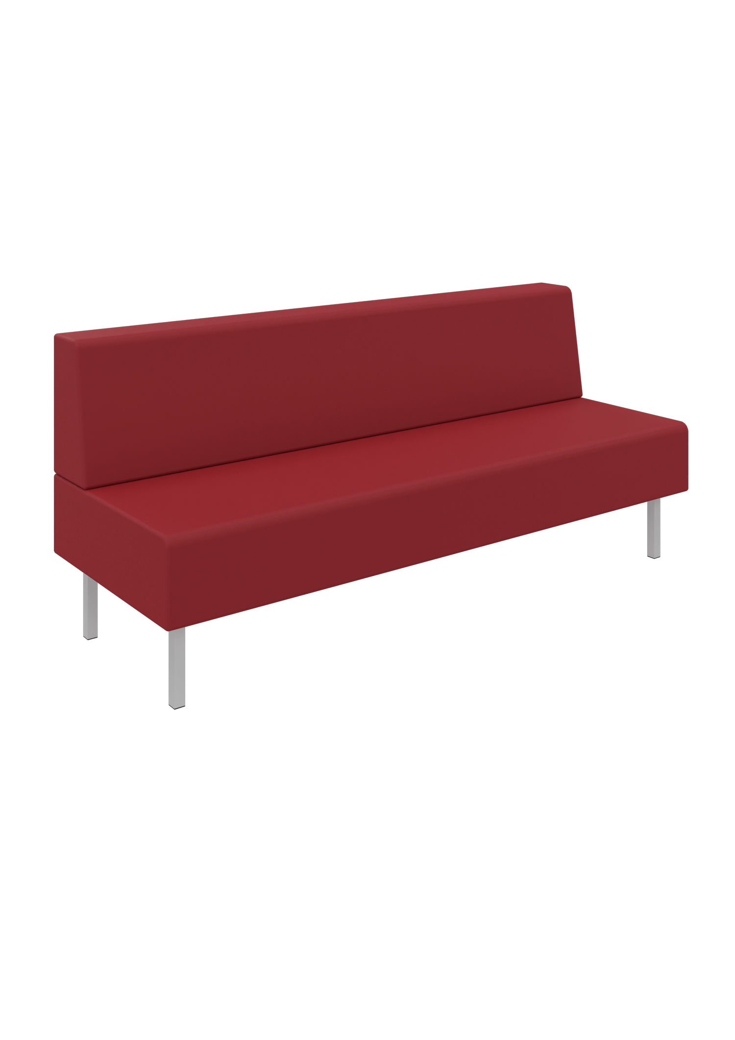 Litti Bank 3-Sitzer RIOL rot