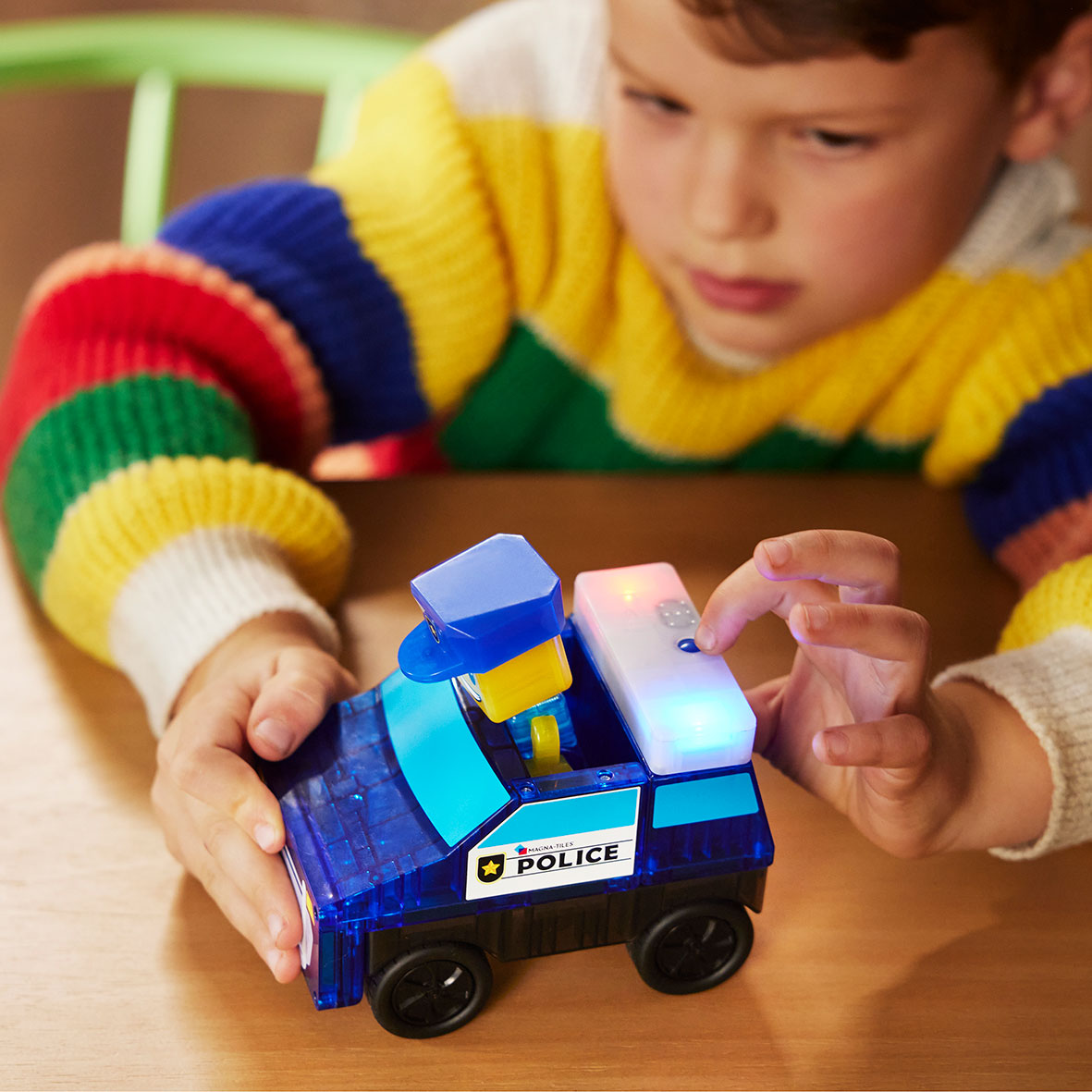 MAGNA-TILES® Polizeistation