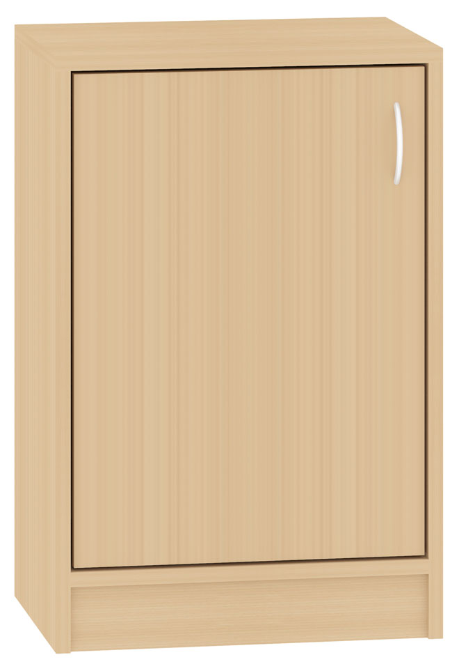 Halbschrank mit Türe, Breite 51 cm Türanschlag links