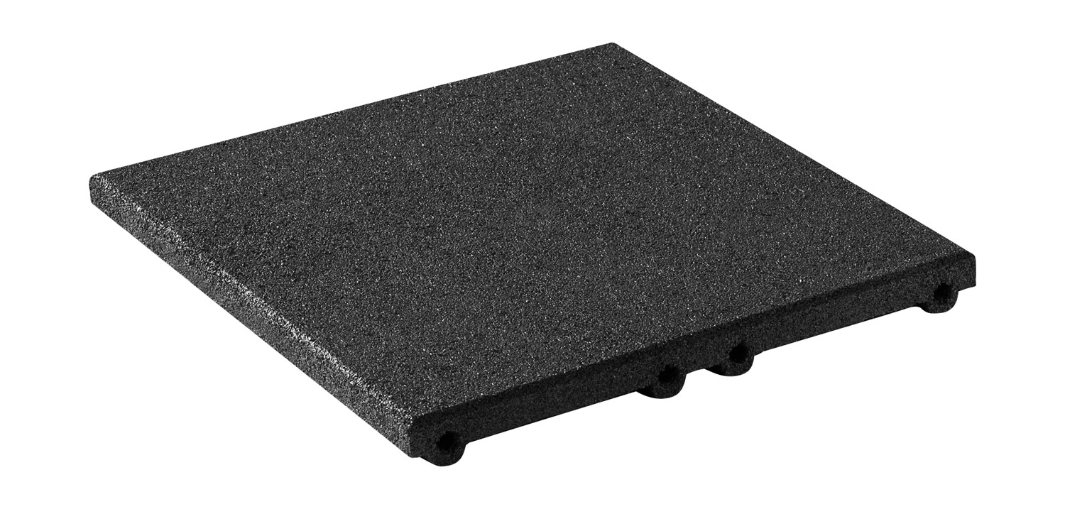 Fallschutzplatten 1 m² 40mm, schwarz 