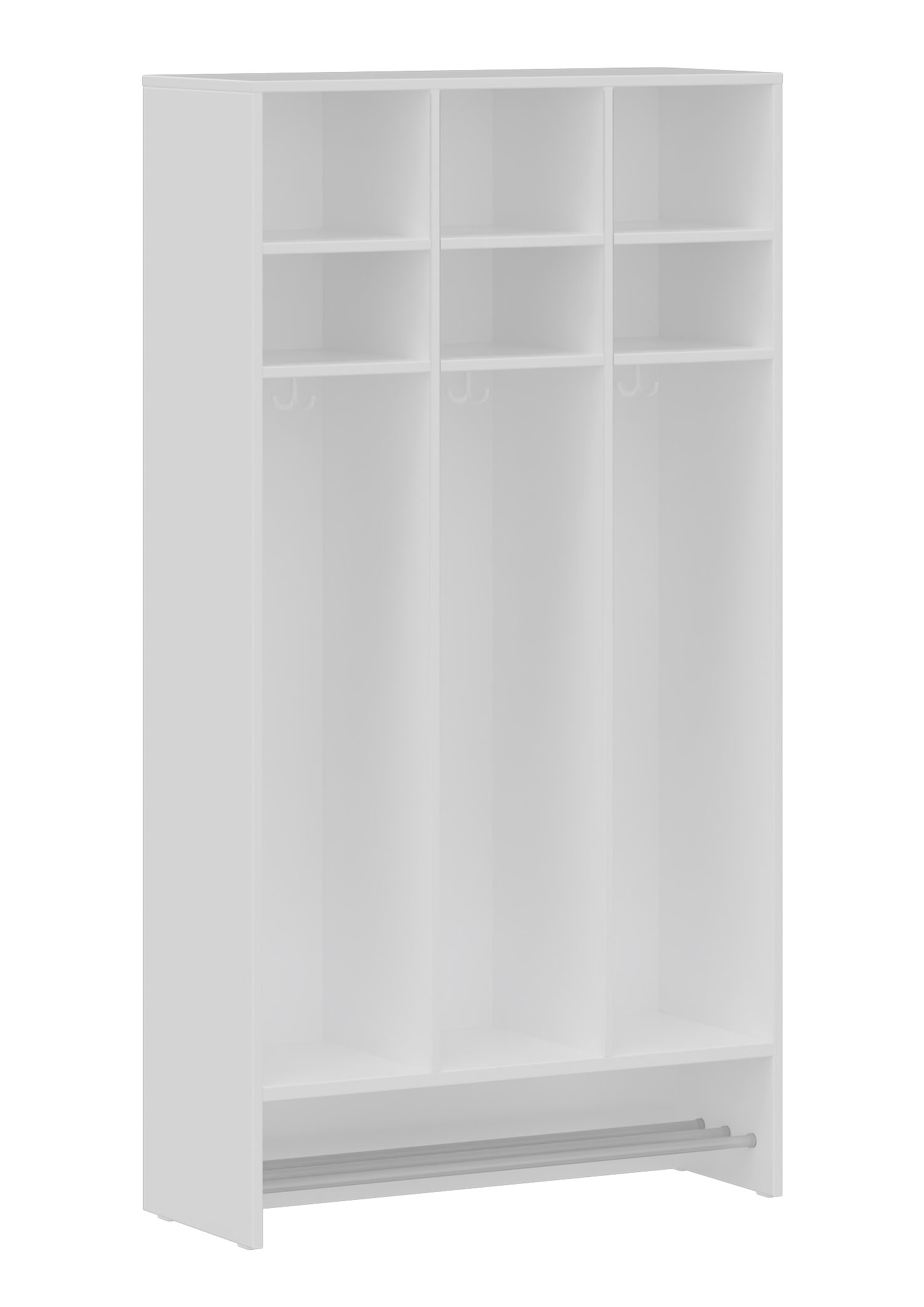 hej Schrankgarderobe D mit 30,8 cm Fachbreite Größe 4, 3 Schrankfächer hej Schrankgarderobe D mit 30,8 cm Fachbreite Größe 4, 3 Schrankfächer