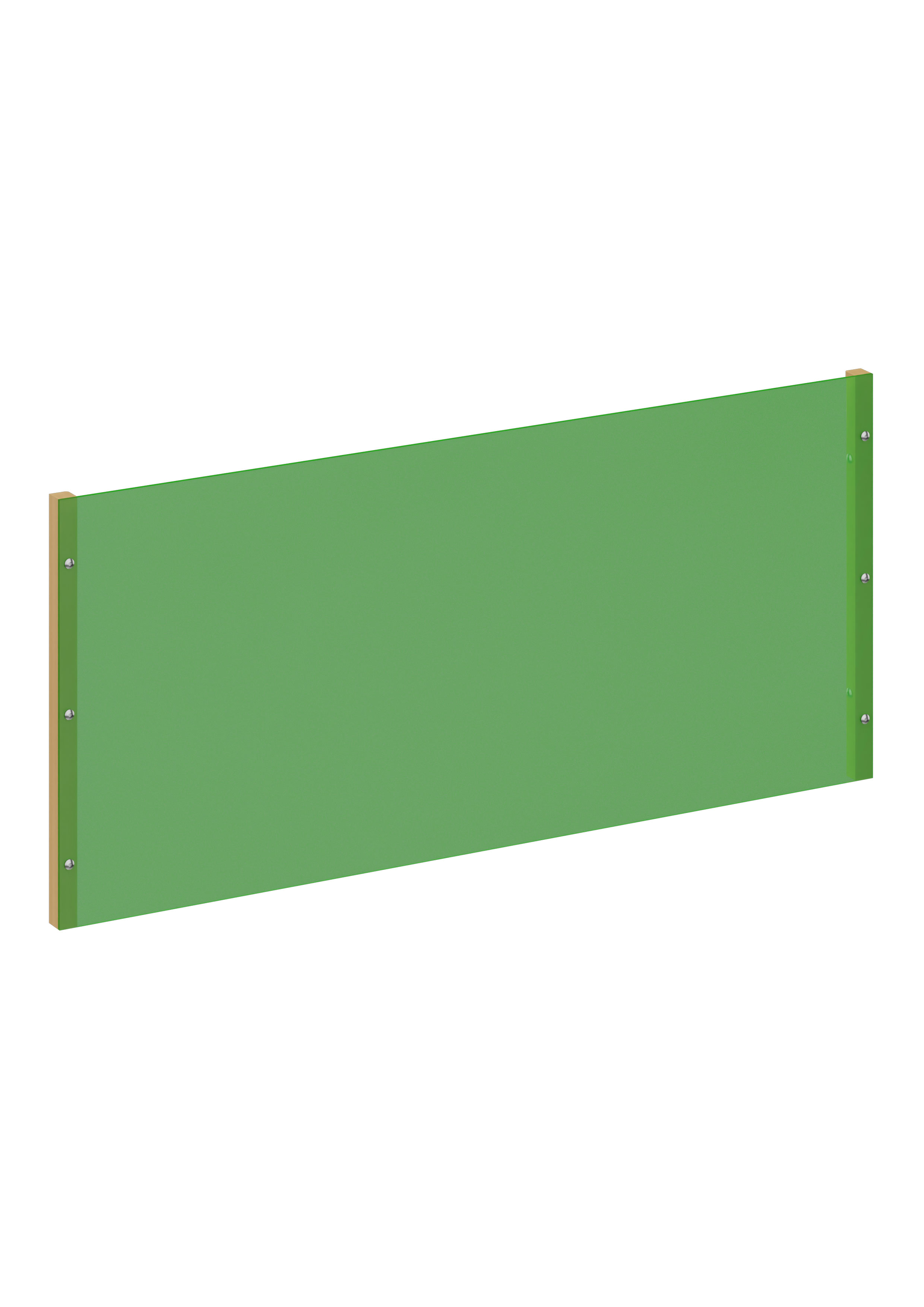 Rückwand für Endlosregal, Acryl transparent