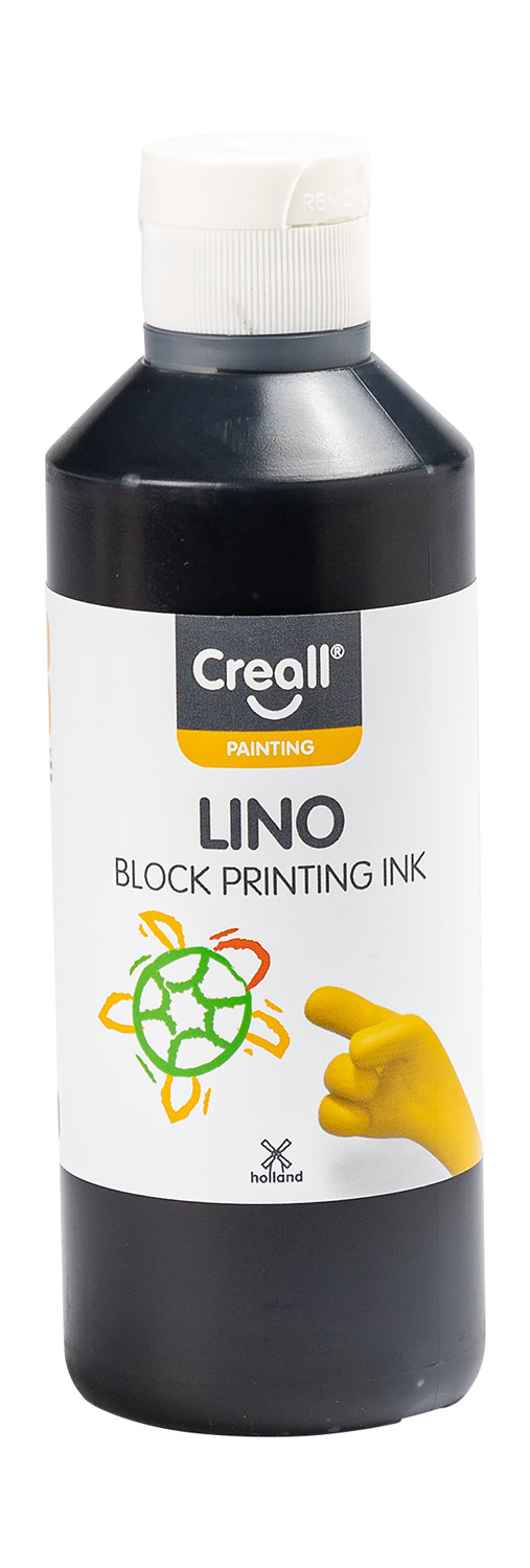 Linoldruckfarbe schwarz