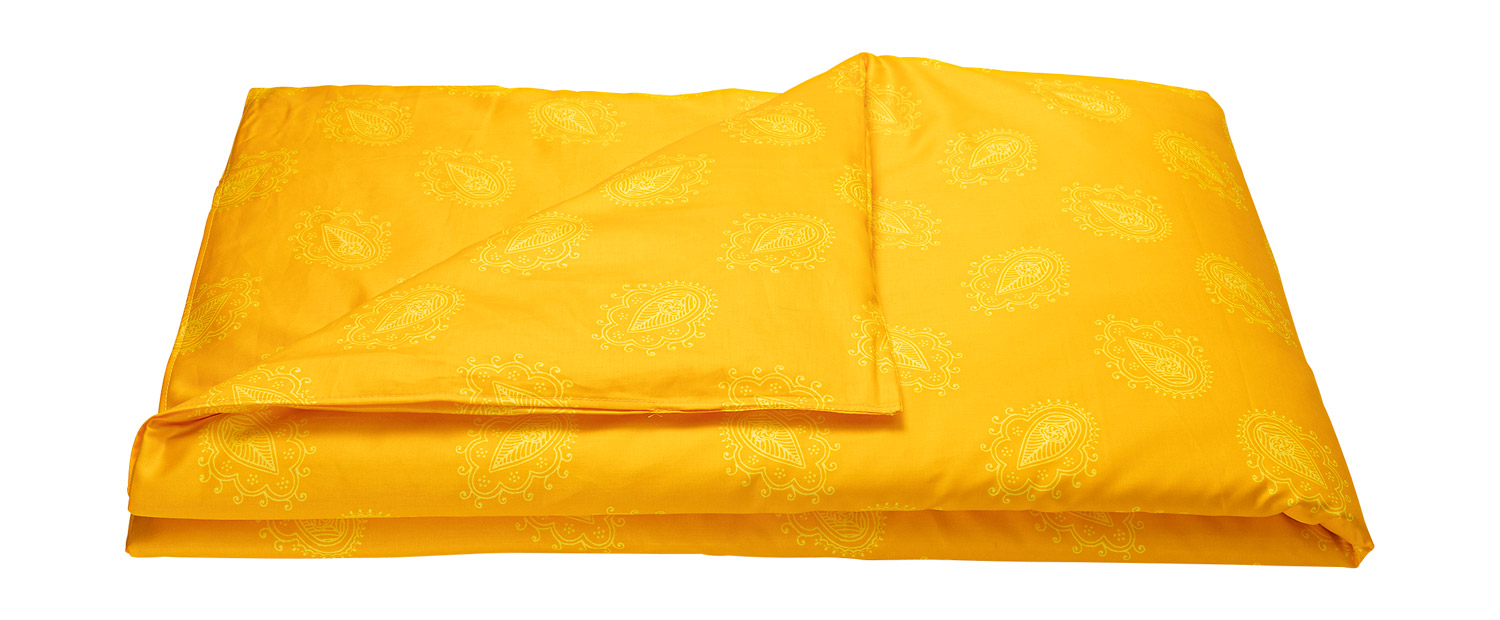 Bettwäsche Harmony Deckenbezug gelb 100 x 150 cm