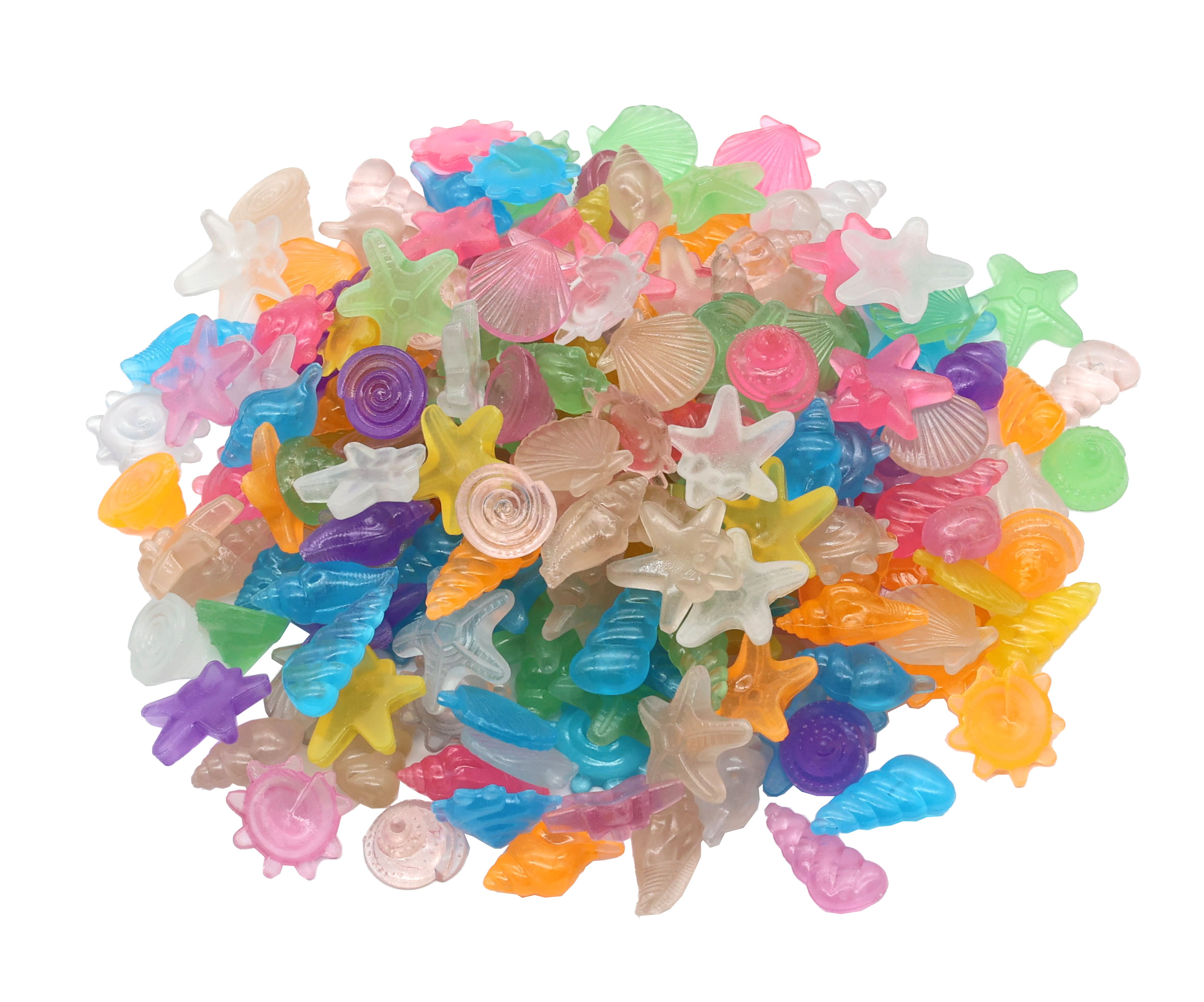 Leuchtsteine Bunter Meeresmix